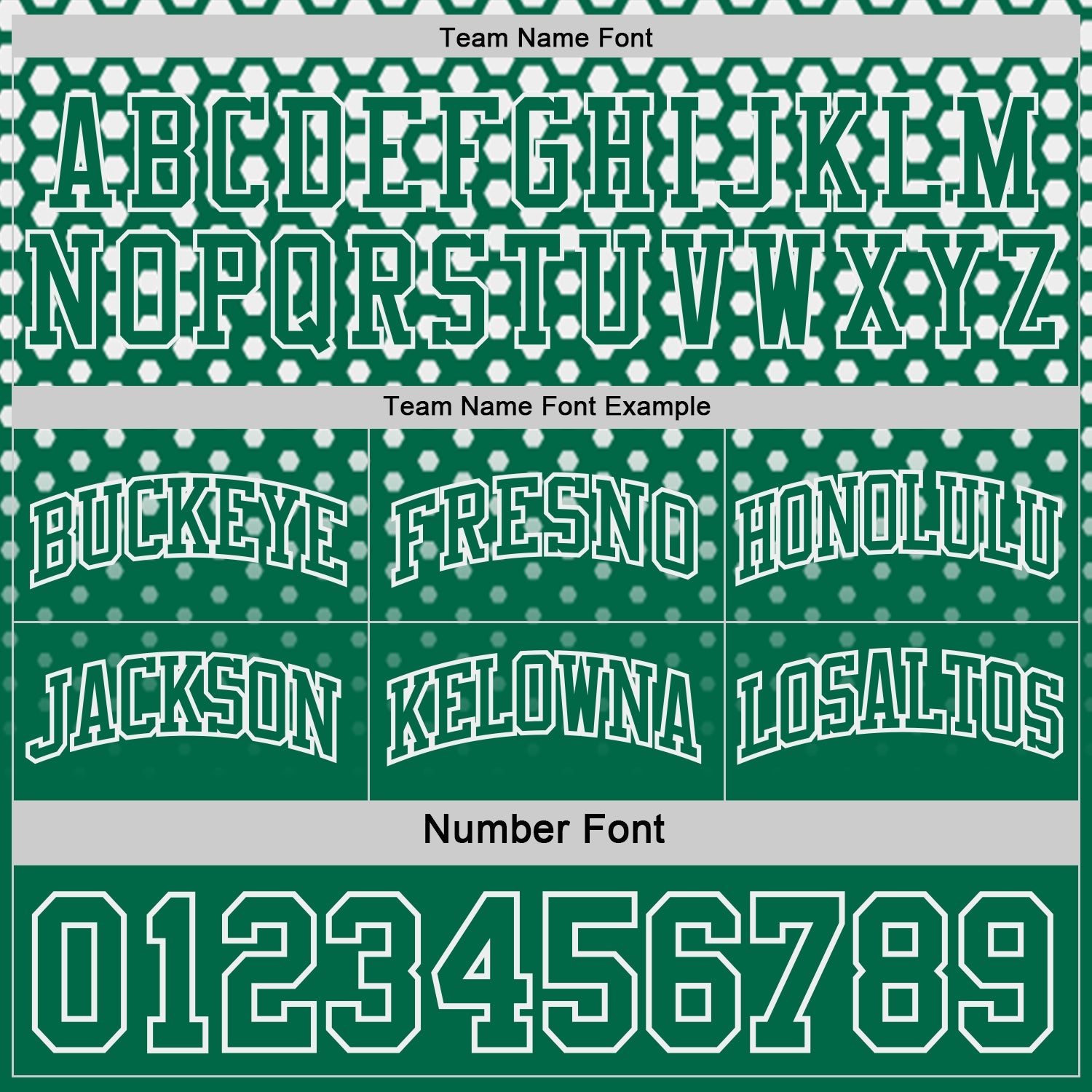 Custom Kelly Green-White Side Panel Stripe Gradient Geometric Honeycomb Reversible Double Side Sublimation Basketball Set Jersey