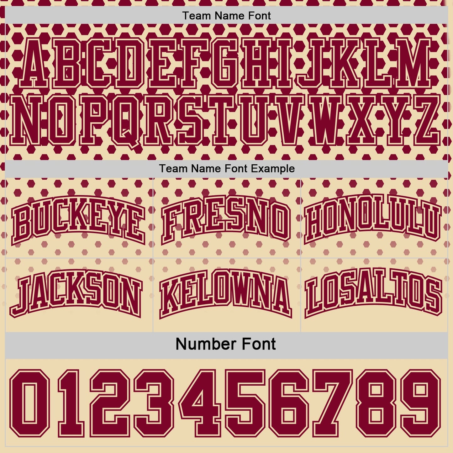 Custom Maroon-Cream Side Panel Stripe Gradient Geometric Honeycomb Reversible Double Side Sublimation Basketball Set Jersey