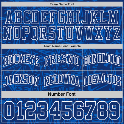 Custom Royal White-Orange Side Panel Stripe Stars Geometric Shatter Starburst Reversible Double Side Sublimation Basketball Set Jersey