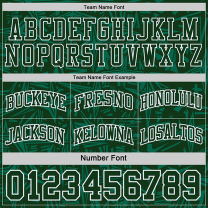 Custom Green White-Gold Side Panel Stripe Stars Geometric Shatter Starburst Reversible Double Side Sublimation Basketball Set Jersey