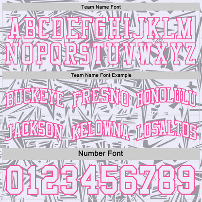 Custom Teal Pink-White Side Panel Stripe Stars Geometric Shatter Starburst Reversible Double Side Sublimation Basketball Set Jersey
