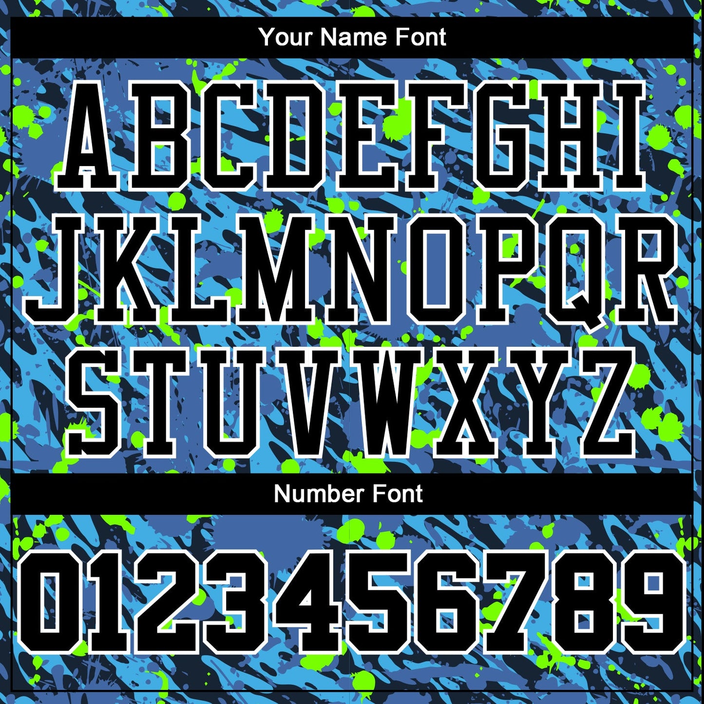 Custom Royal Black-Neon Green Music Festival Round Neck Sublimation Basketball Uniform Jersey