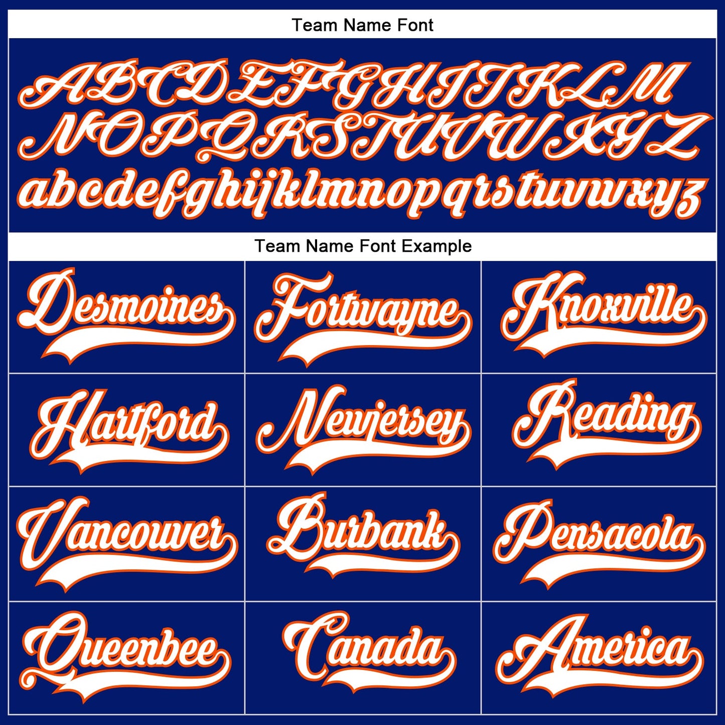 Custom Royal White-Orange Hockey Lace Neck Jersey