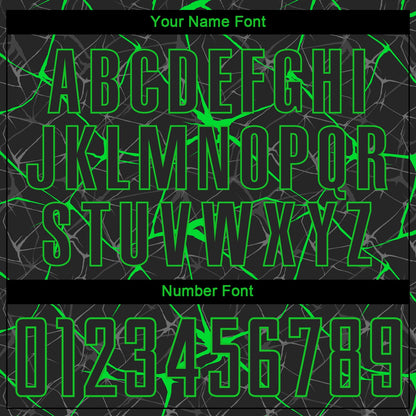 Custom Black Neon Green Sublimation Soccer Uniform Jersey