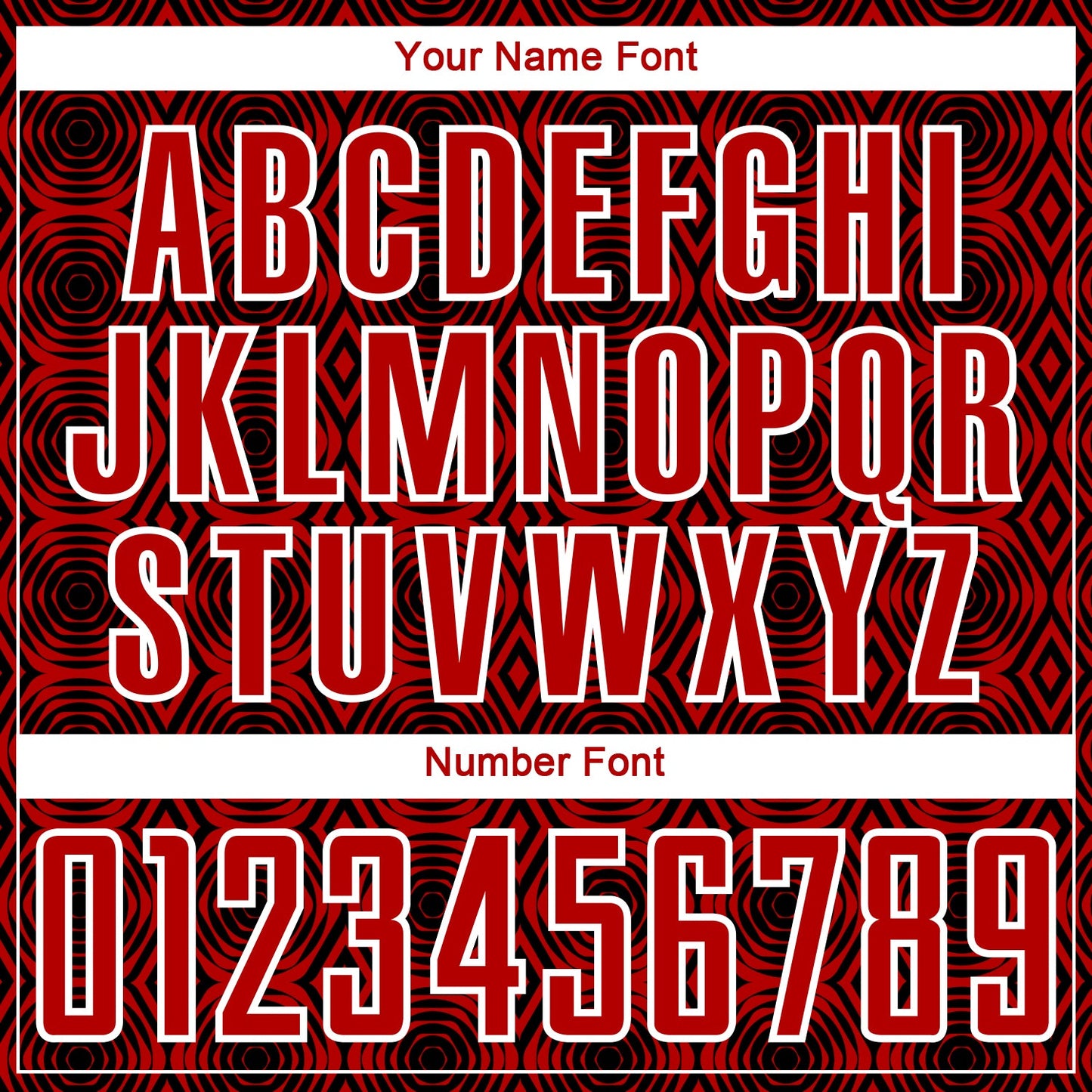 Custom Red Black-White Geometric Shapes Sublimation Soccer Uniform Jersey
