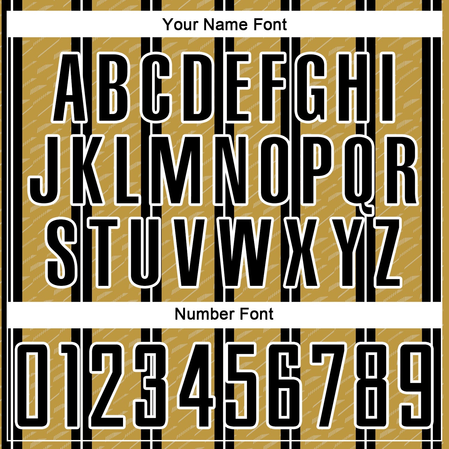 Custom Black Old Gold-White Line Sublimation Soccer Uniform Jersey