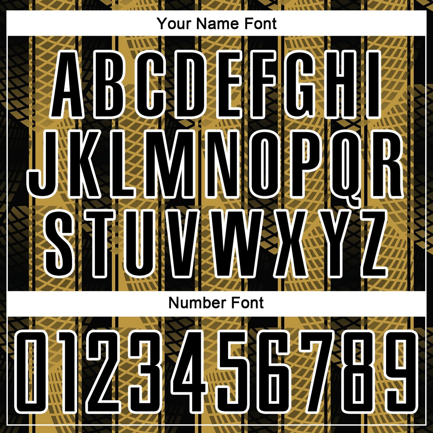 Custom Black Old Gold-White Abstract Network Sublimation Soccer Uniform Jersey