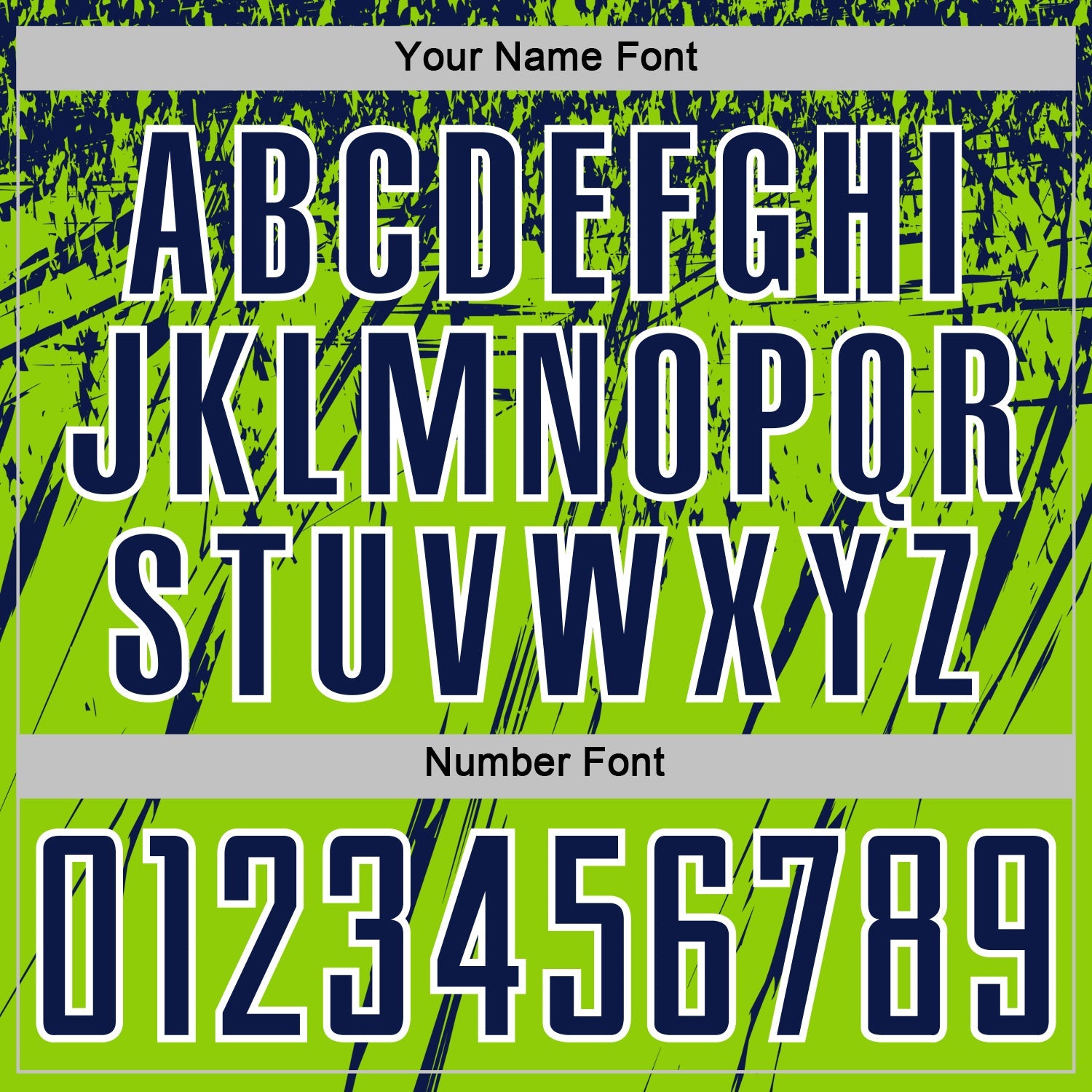 Custom Neon Green Navy-White Splash Sports Sublimation Soccer Uniform Jersey