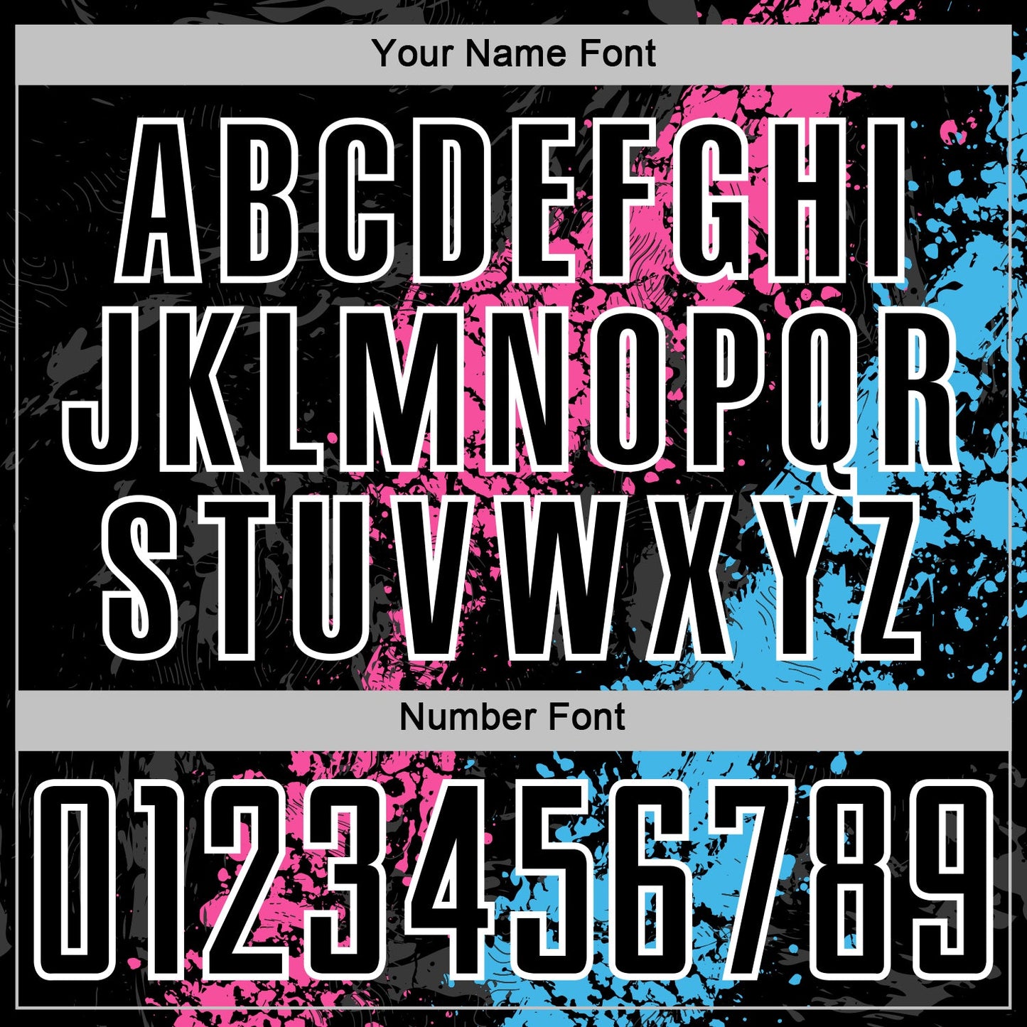 Custom Black White Pink-Sky Blue Dripping Splatter Cracked Texture Sublimation Soccer Uniform Jersey