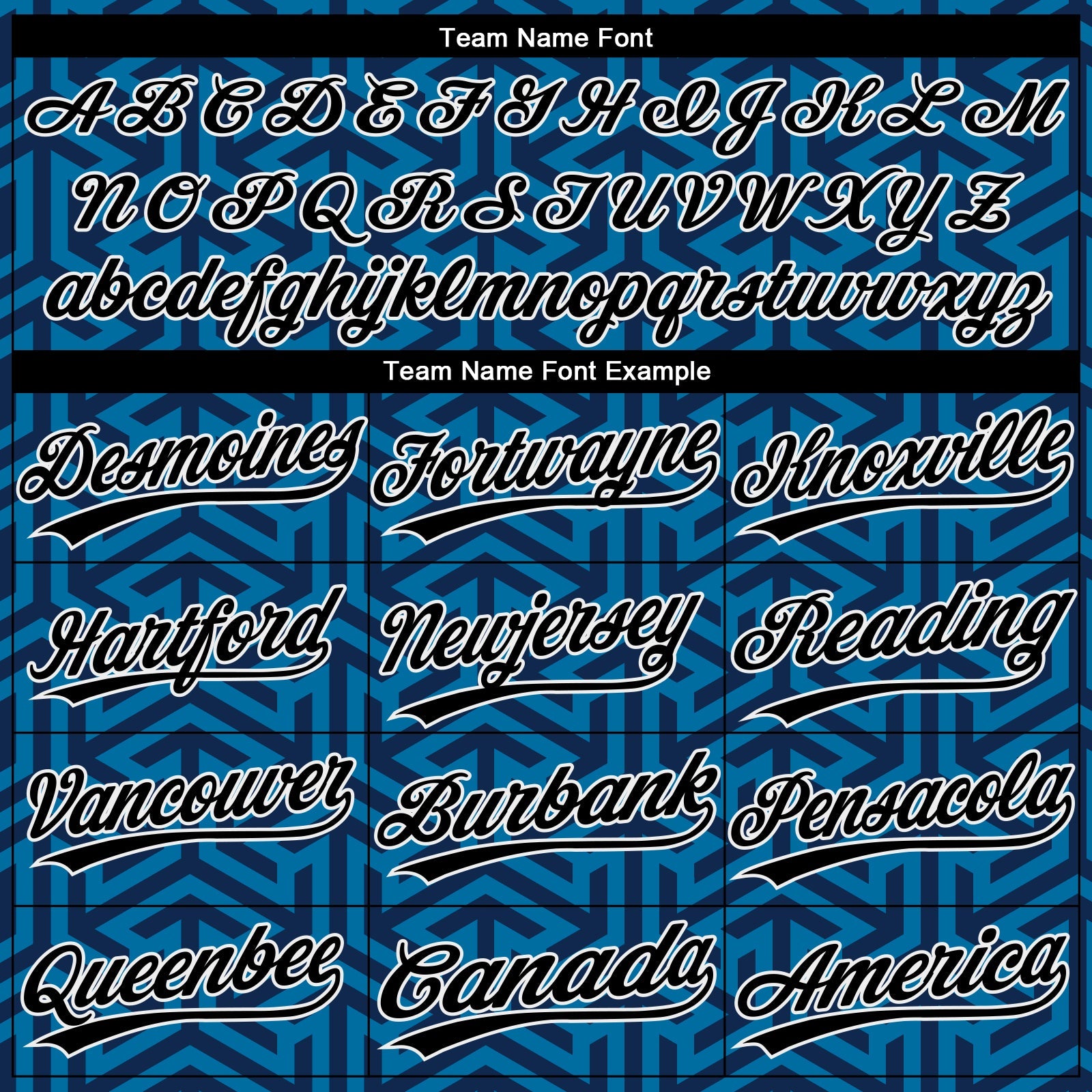 Custom Blue Black-White 3D Pattern Two-Button Unisex Softball Jersey