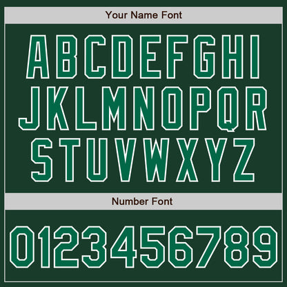Custom Green Kelly Green-White Two-Button Unisex Softball Jersey