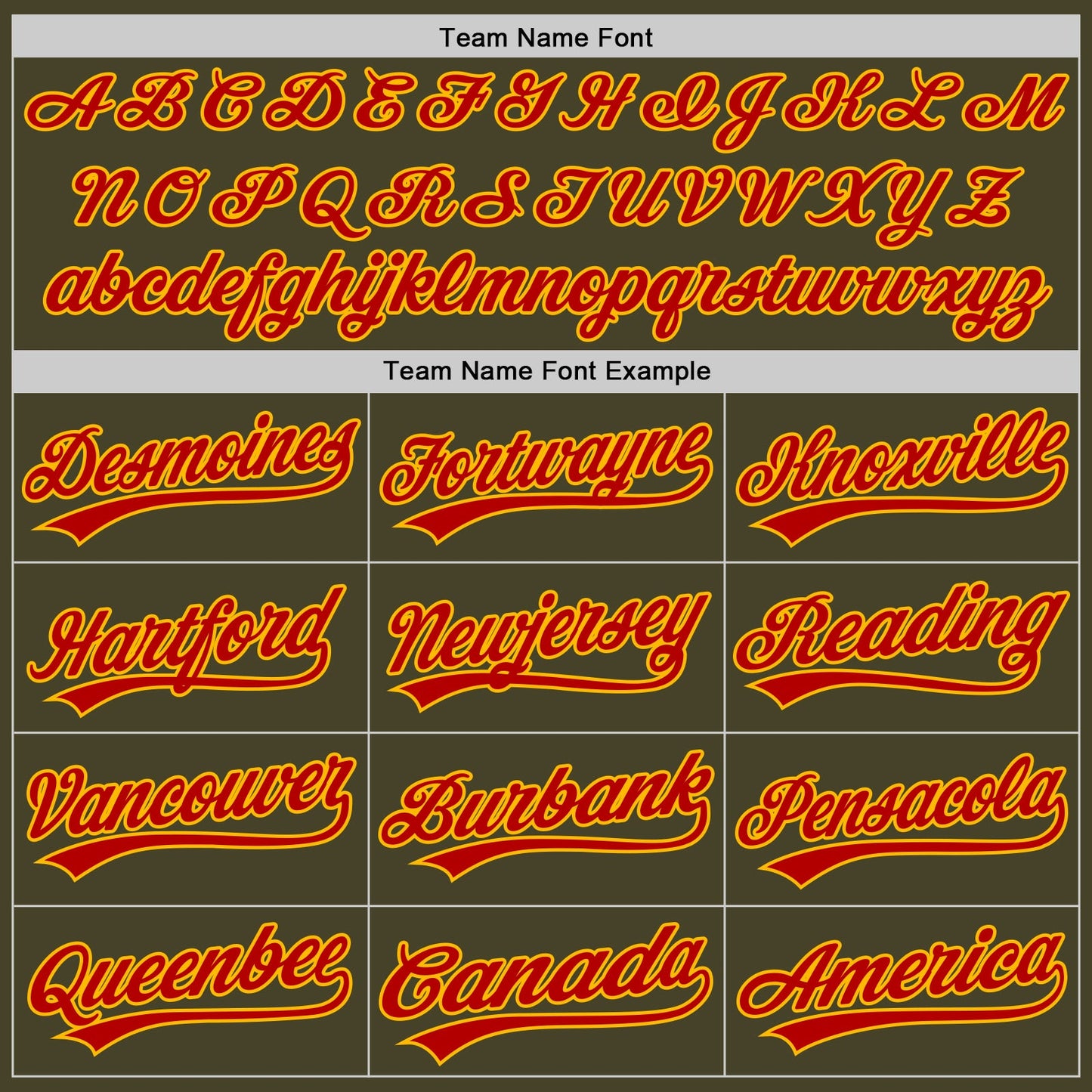 Custom Olive Red-Gold Salute To Service Two-Button Unisex Softball Jersey