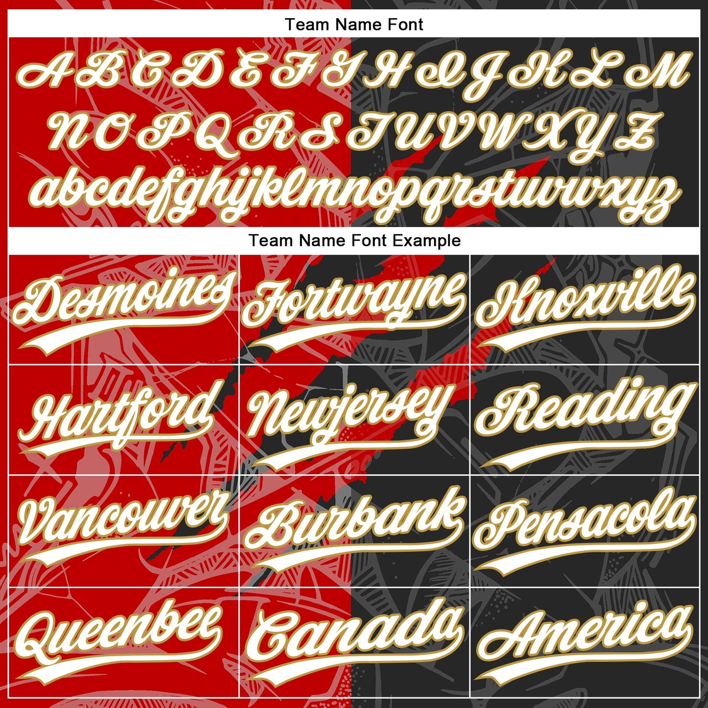 Custom Graffiti Pattern Black Red-Old Gold 3D Two-Button Unisex Softball Jersey