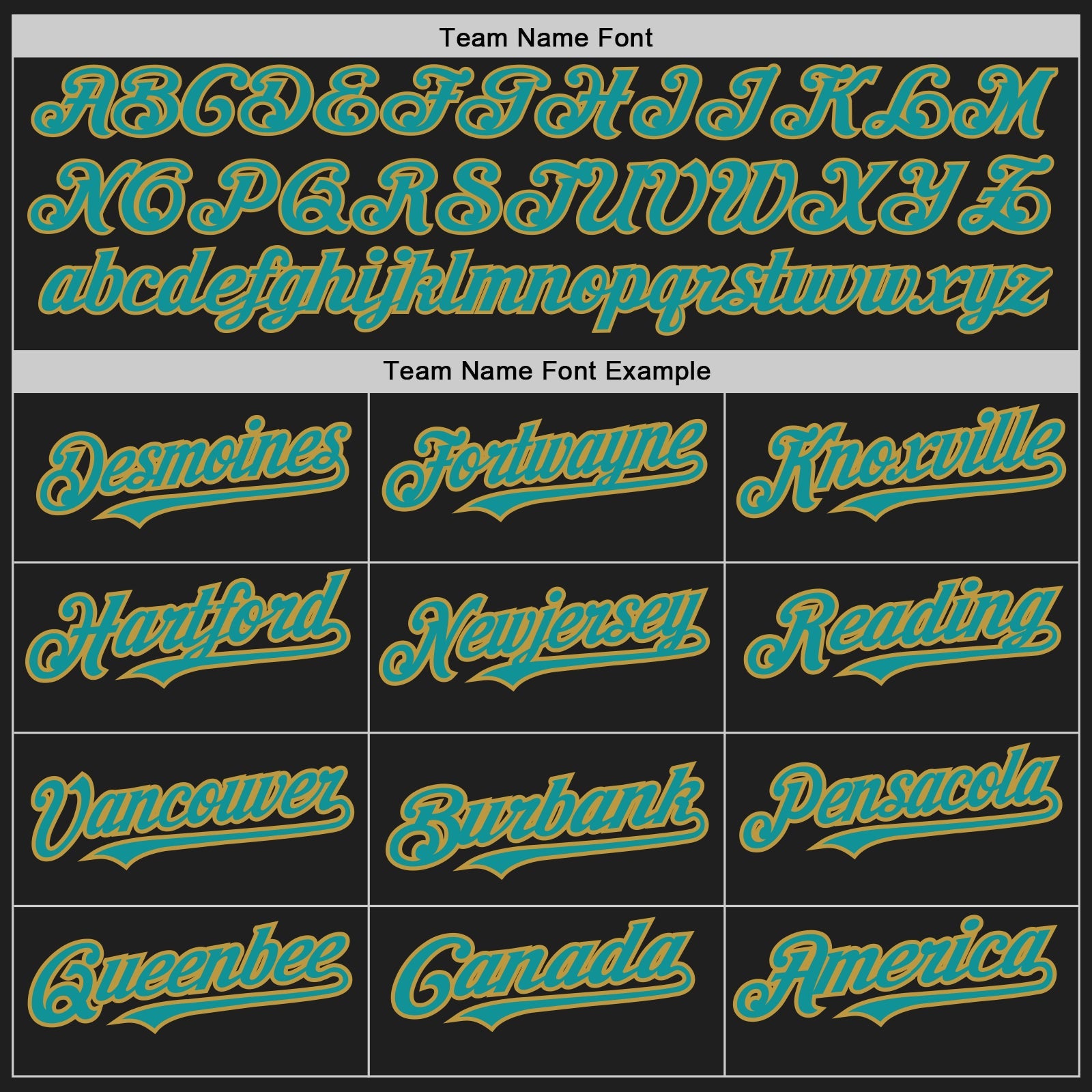 Custom Black Old Gold Pinstripe Teal Two-Button Unisex Softball Jersey