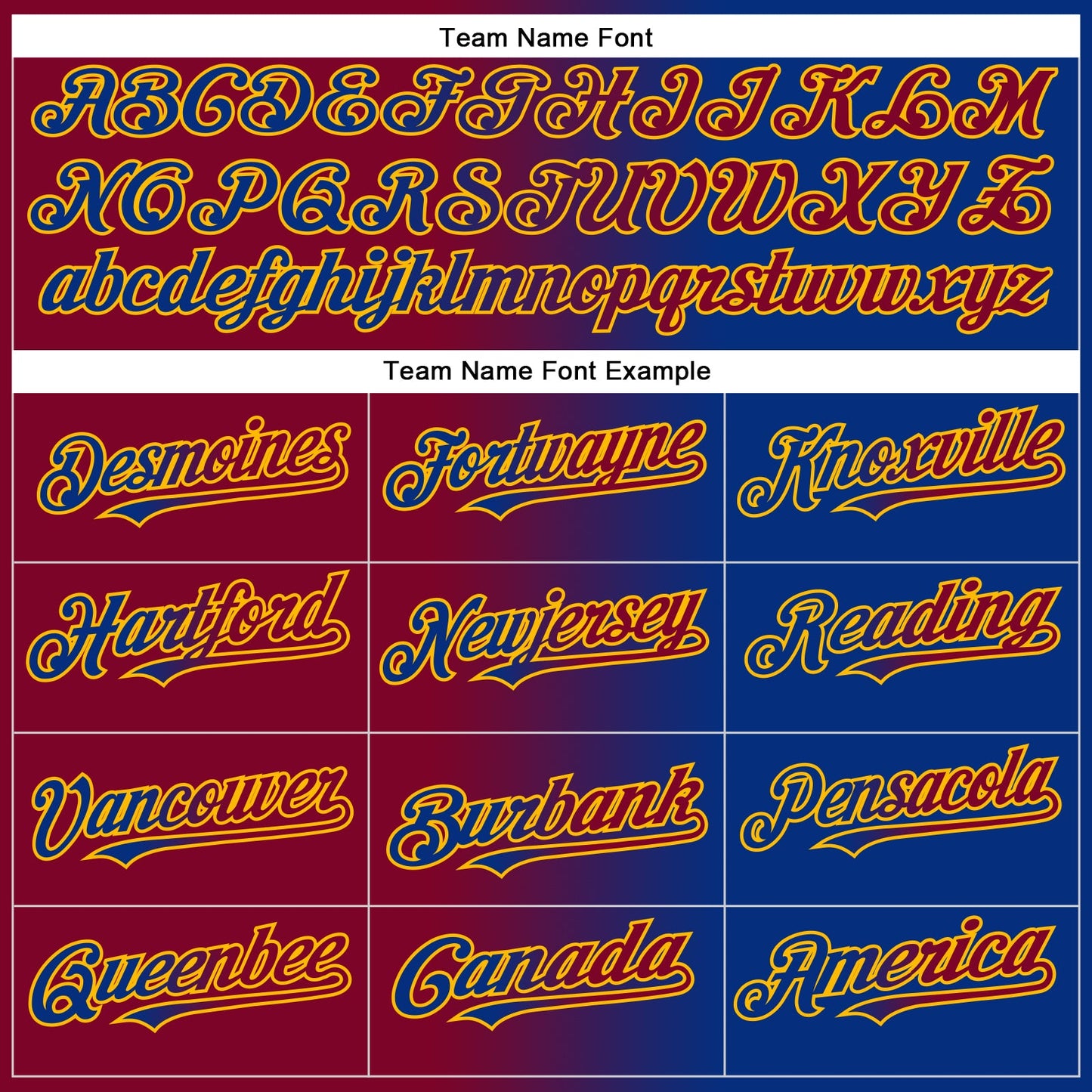 Custom Royal Maroon-Gold Gradient Fashion Two-Button Unisex Softball Jersey