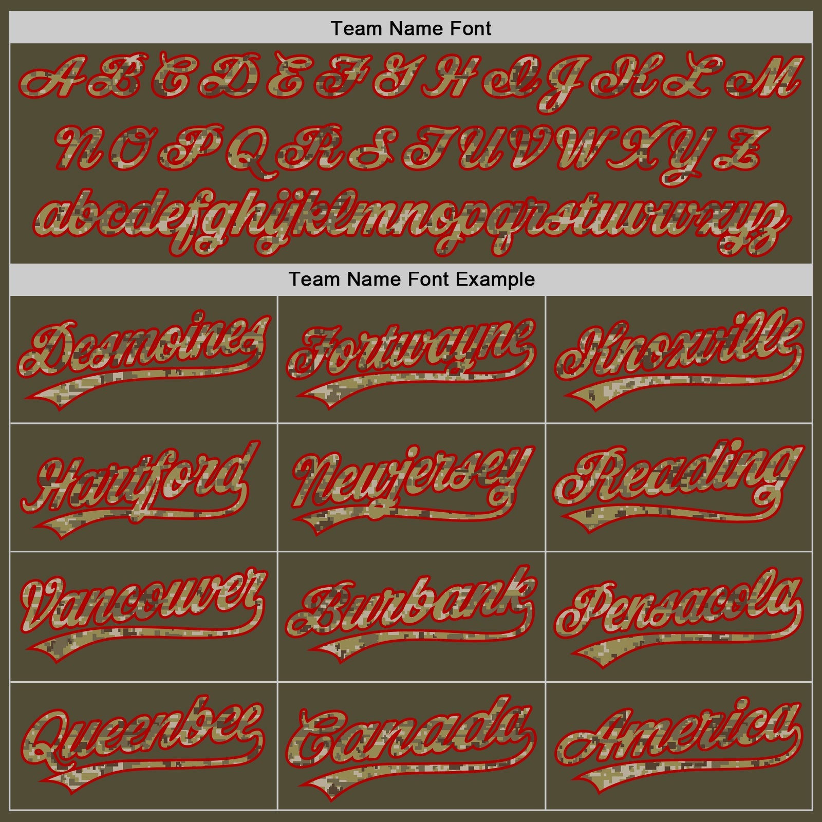 Custom Olive Camo-Red Salute To Service Two-Button Unisex Softball Jersey