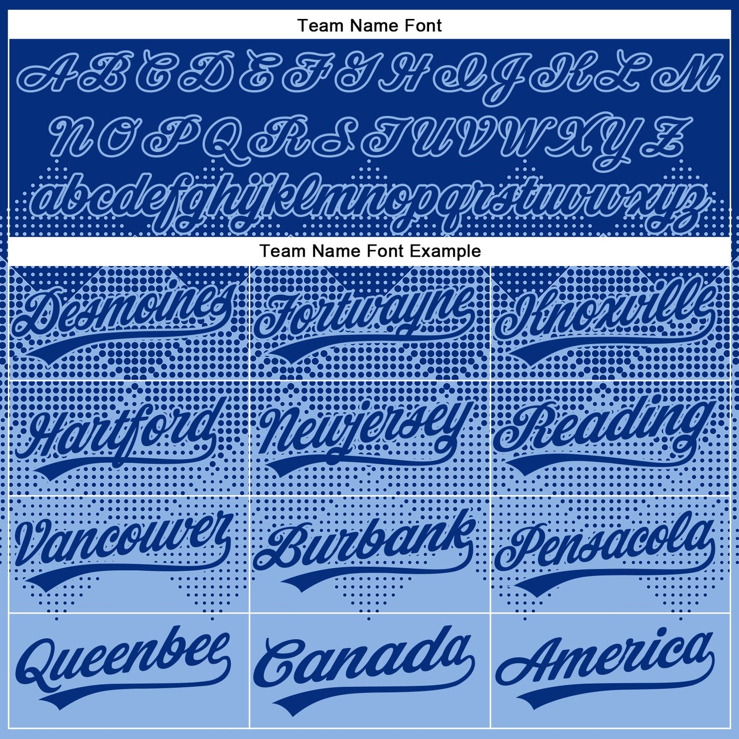 Custom Royal Light Blue 3D Gradient Square Shape Two-Button Unisex Softball Jersey