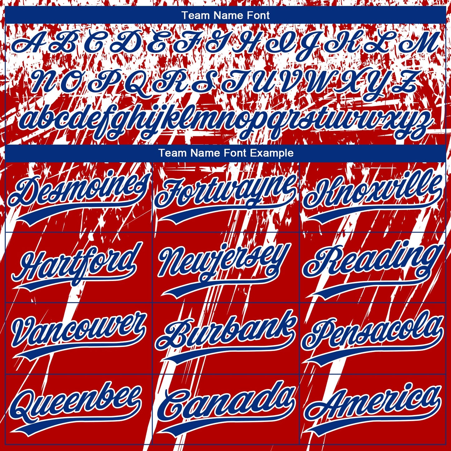 Custom Red Royal-White Distressed Scratch Brush Stroke Star Raglan Sleeves Two-Button Unisex Softball Jersey