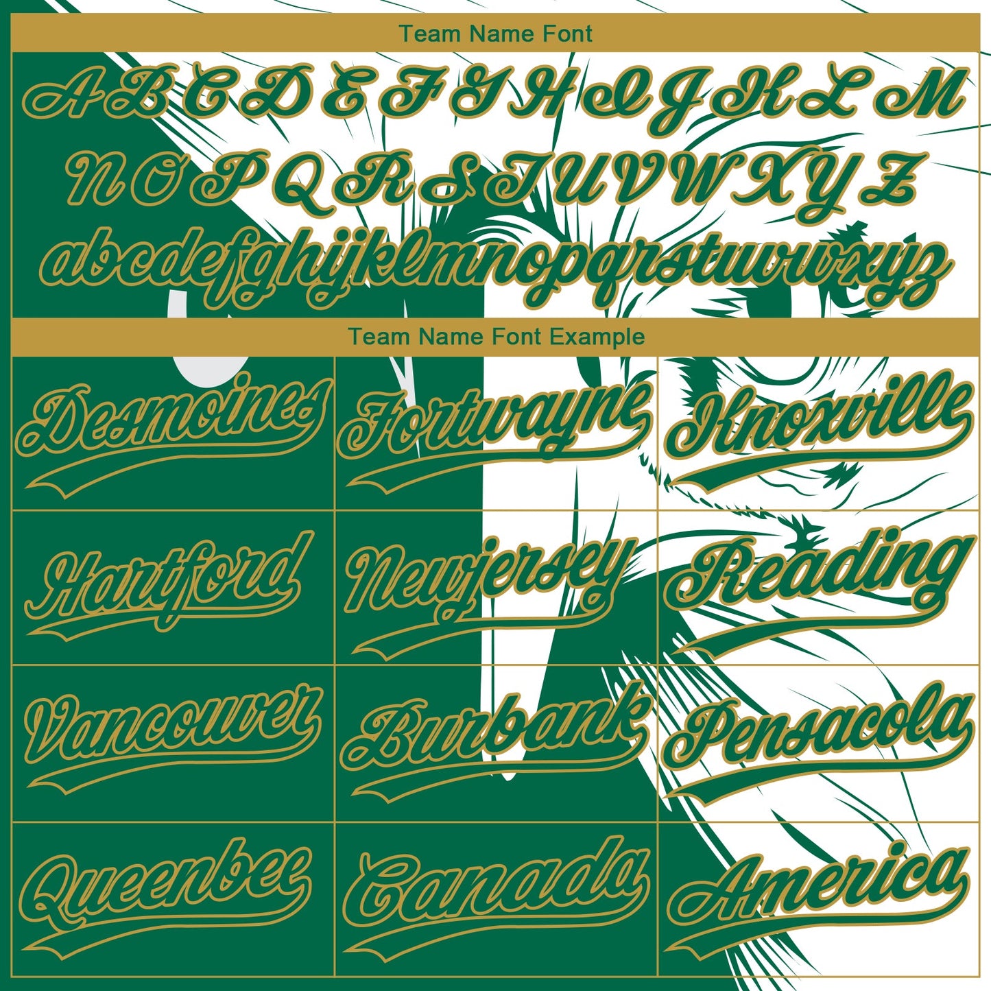 Custom Kelly Green Old Gold-White Mexico Two-Button Unisex Softball Jersey