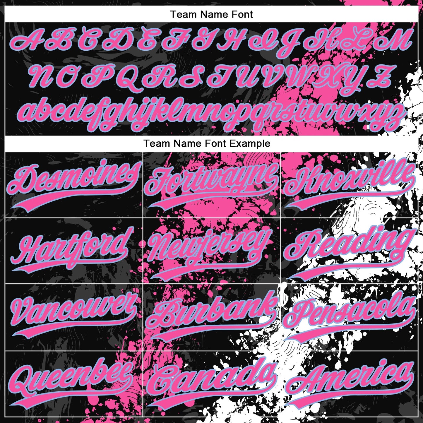 Custom Black Pink White-Light Blue Dripping Splatter Cracked Texture Two-Button Unisex Softball Jersey
