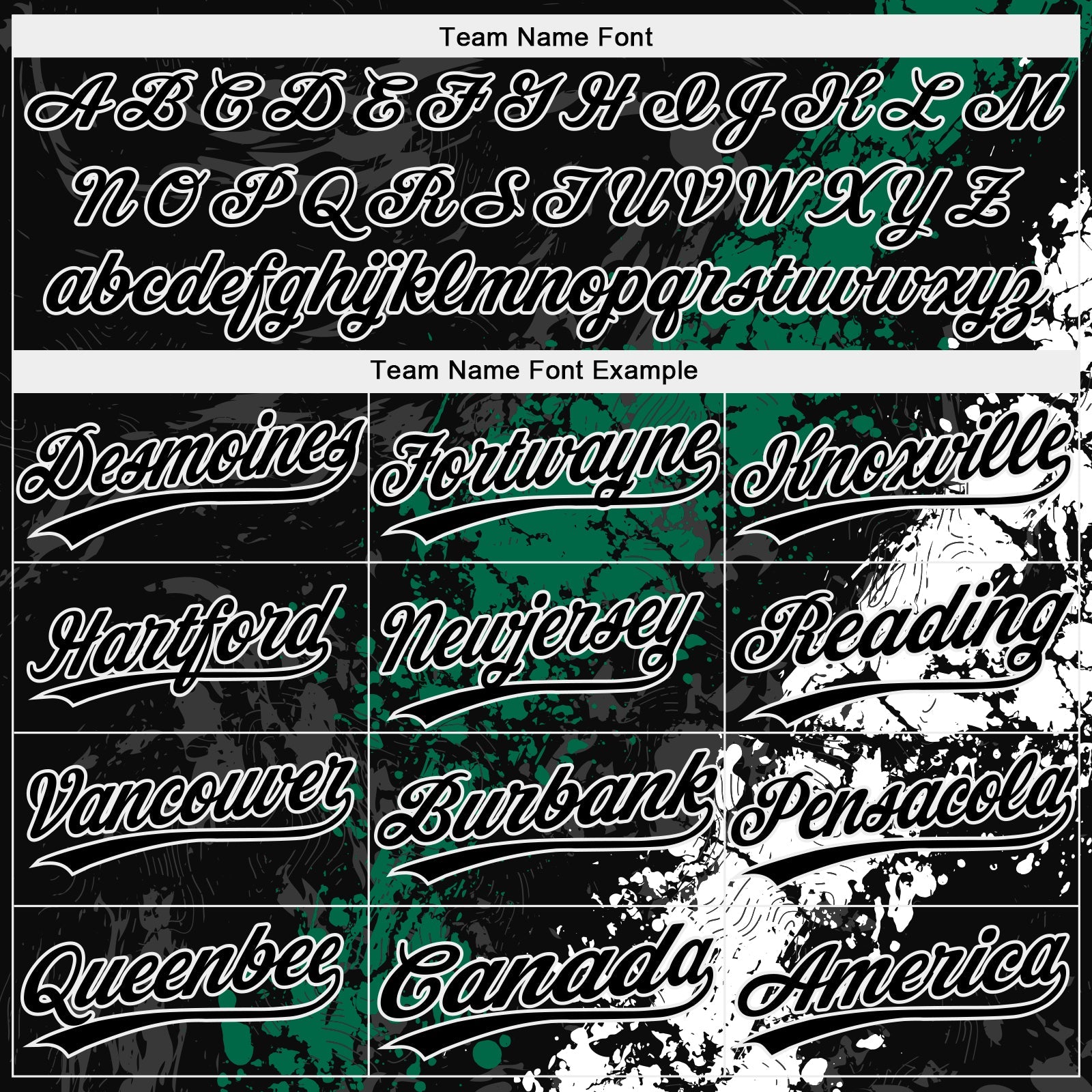 Custom Black Kelly Green-White Dripping Splatter Cracked Texture Two-Button Unisex Softball Jersey