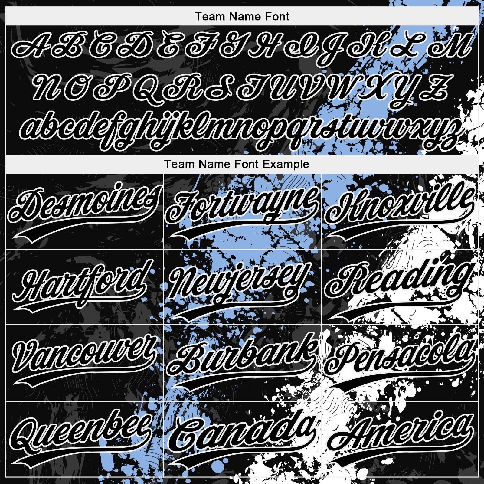Custom Black Light Blue-White Dripping Splatter Cracked Texture Two-Button Unisex Softball Jersey