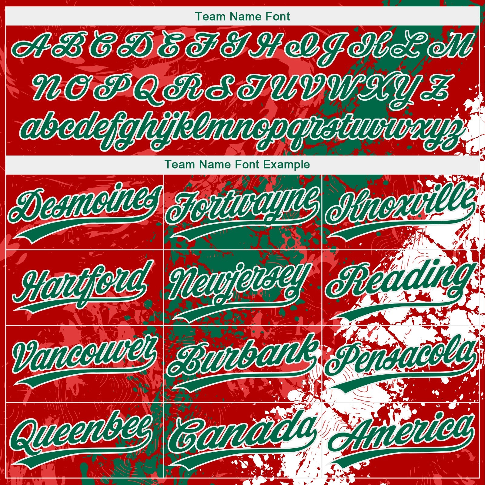 Custom Red Kelly Green-White Dripping Splatter Cracked Texture Two-Button Unisex Softball Jersey