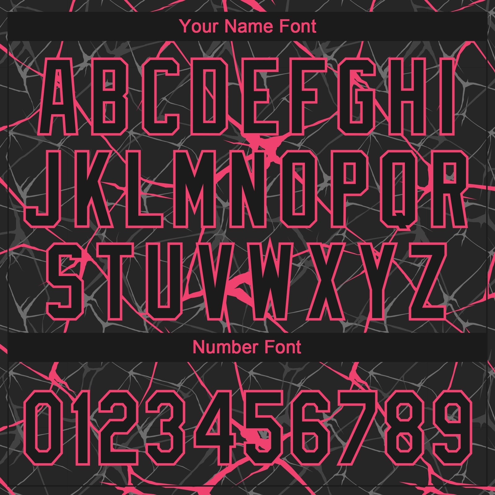 Custom Black Neon Pink  Abstract Network Two-Button Unisex Softball Jersey