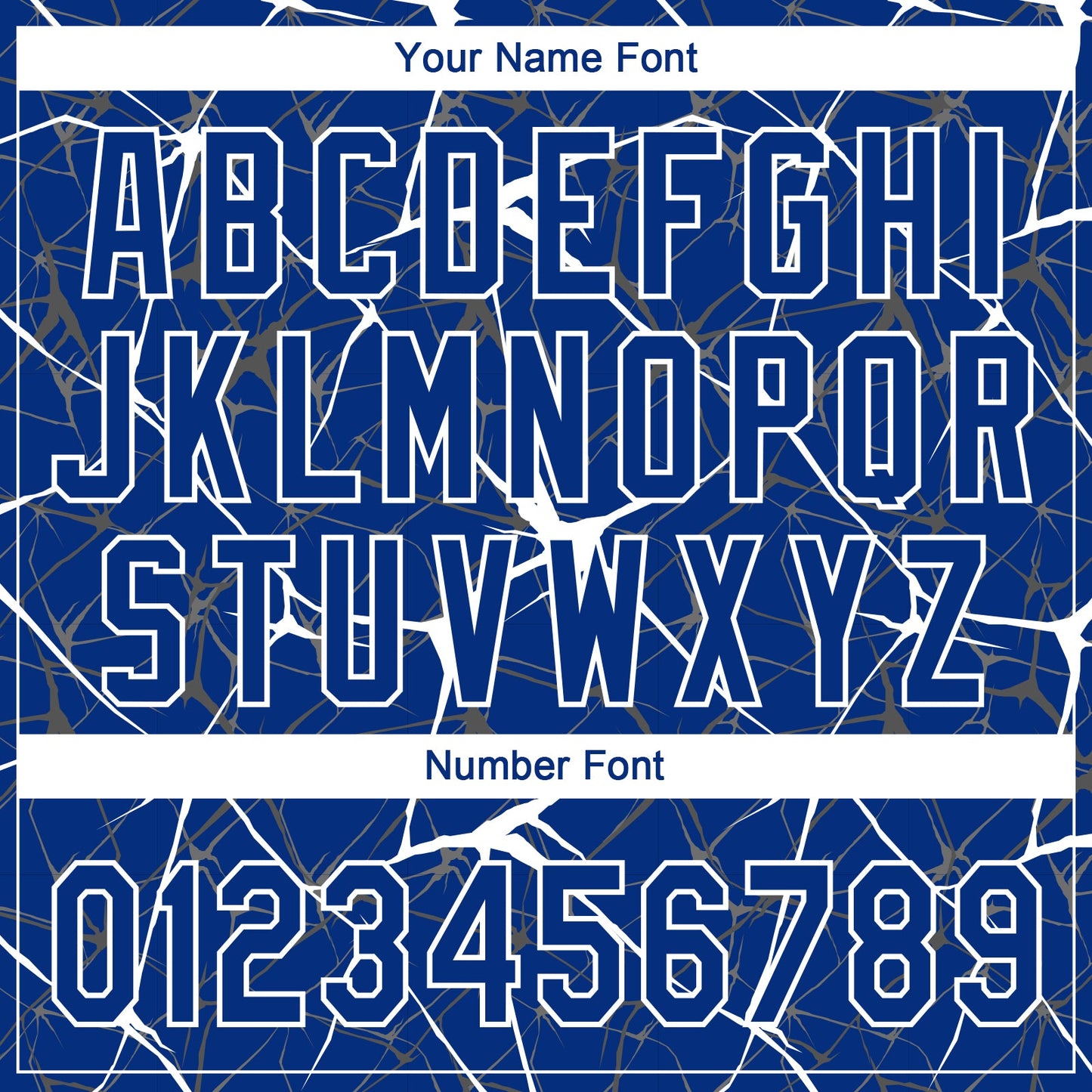 Custom Royal White  Abstract Network Two-Button Unisex Softball Jersey