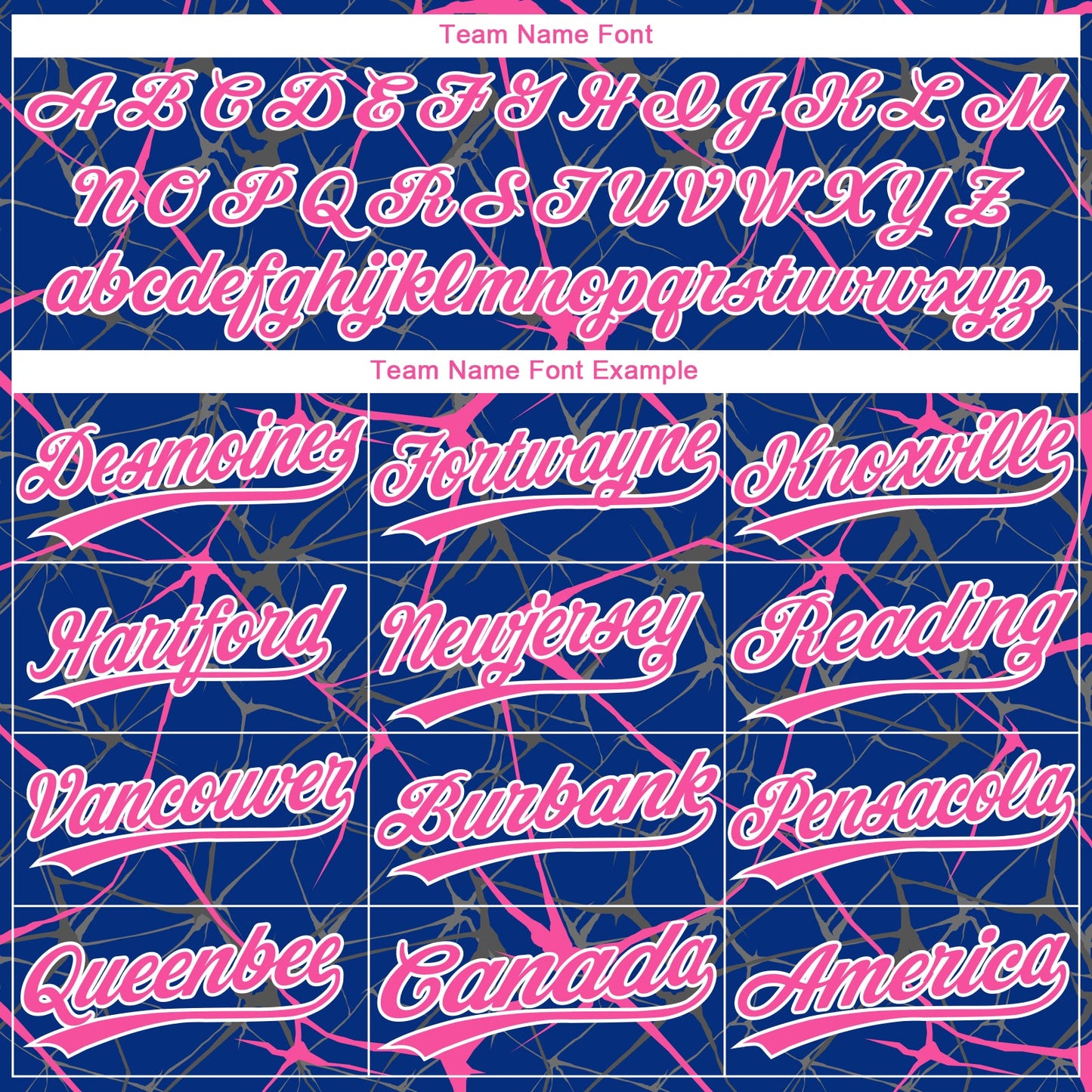 Custom Royal Pink-White  Abstract Network Two-Button Unisex Softball Jersey