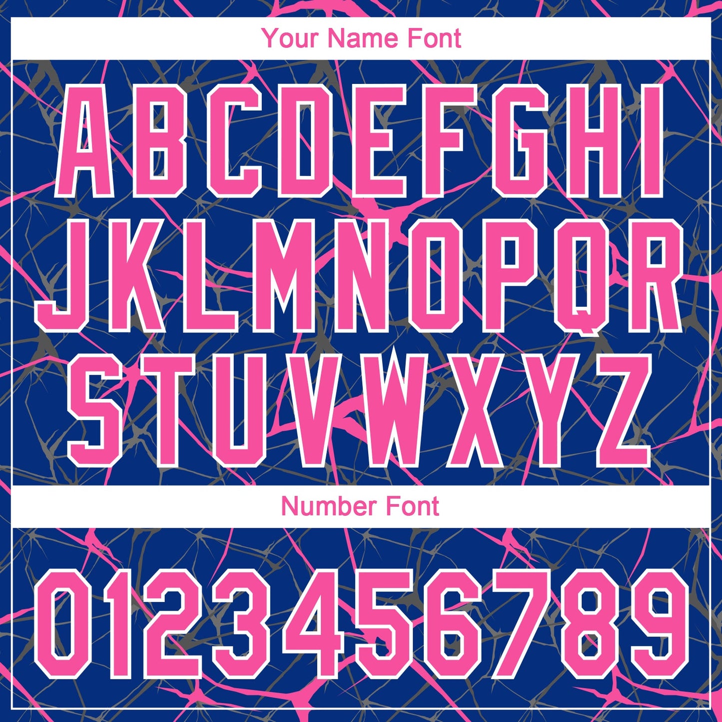 Custom Royal Pink-White  Abstract Network Two-Button Unisex Softball Jersey