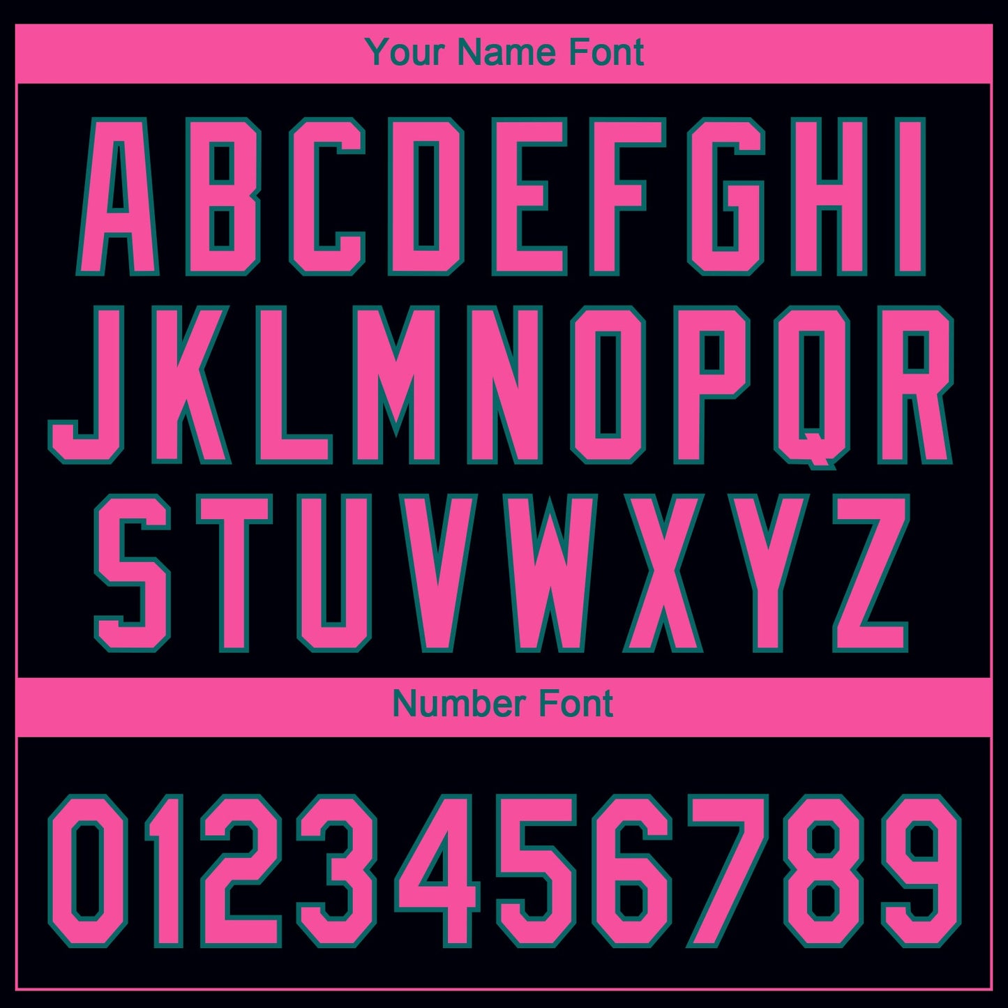 Custom Black Pink-Teal Gradient Style Twinkle Star Two-Button Unisex Softball Jersey