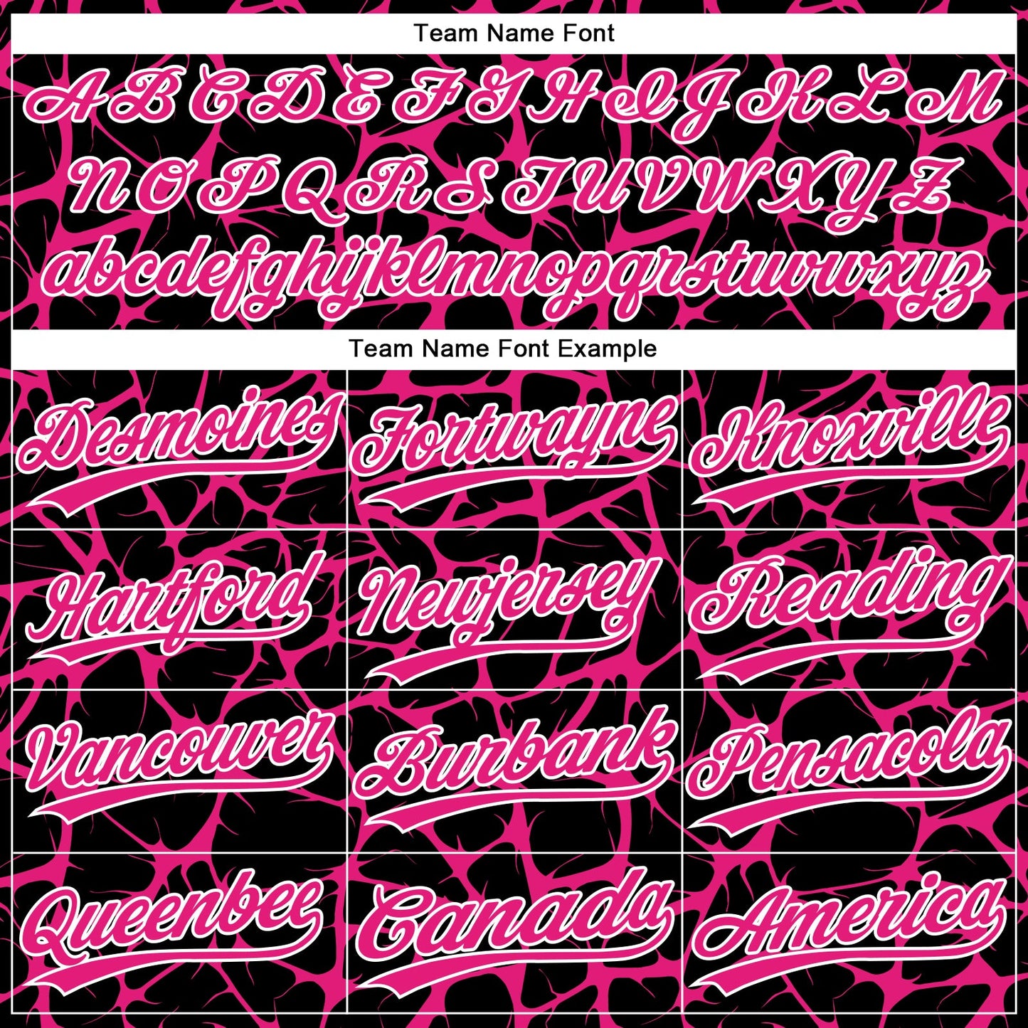 Custom Black Hot Pink-White Abstract Network Crackle Two-Button Unisex Softball Jersey