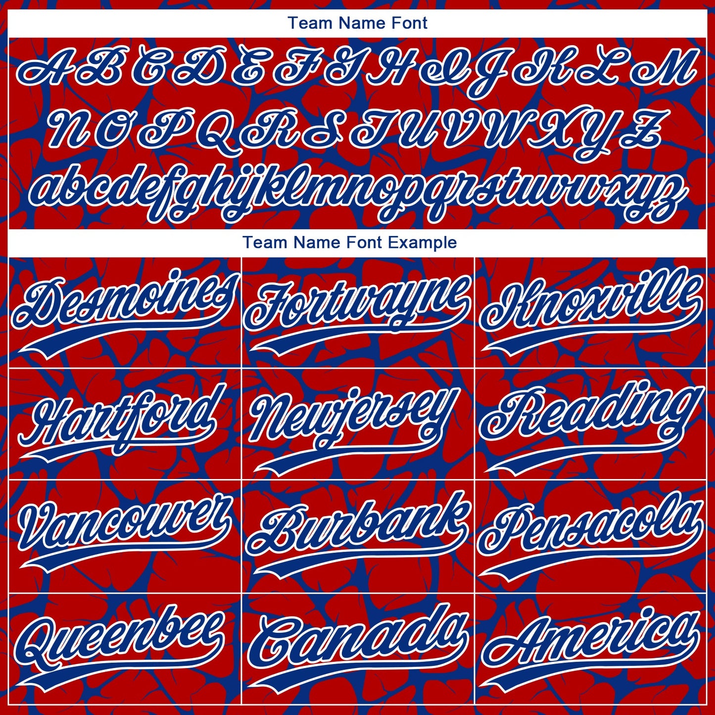 Custom Red Royal-White Abstract Network Crackle Two-Button Unisex Softball Jersey