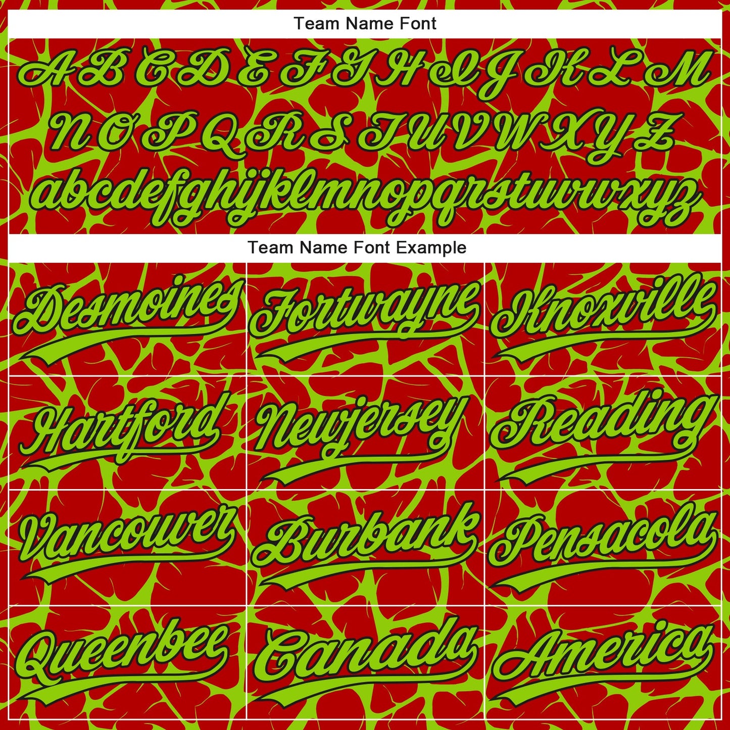Custom Red Neon Green-Black Abstract Network Crackle Two-Button Unisex Softball Jersey