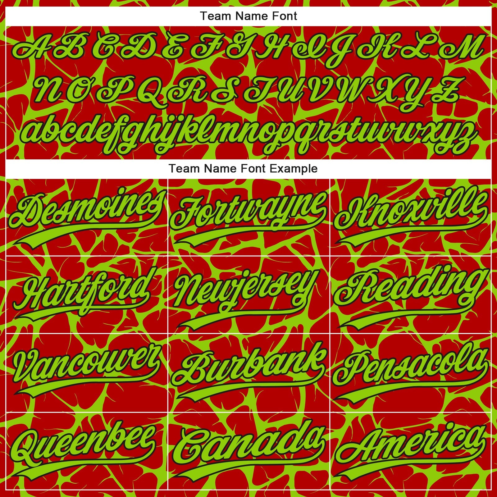 Custom Red Neon Green-Black Abstract Network Crackle Two-Button Unisex Softball Jersey