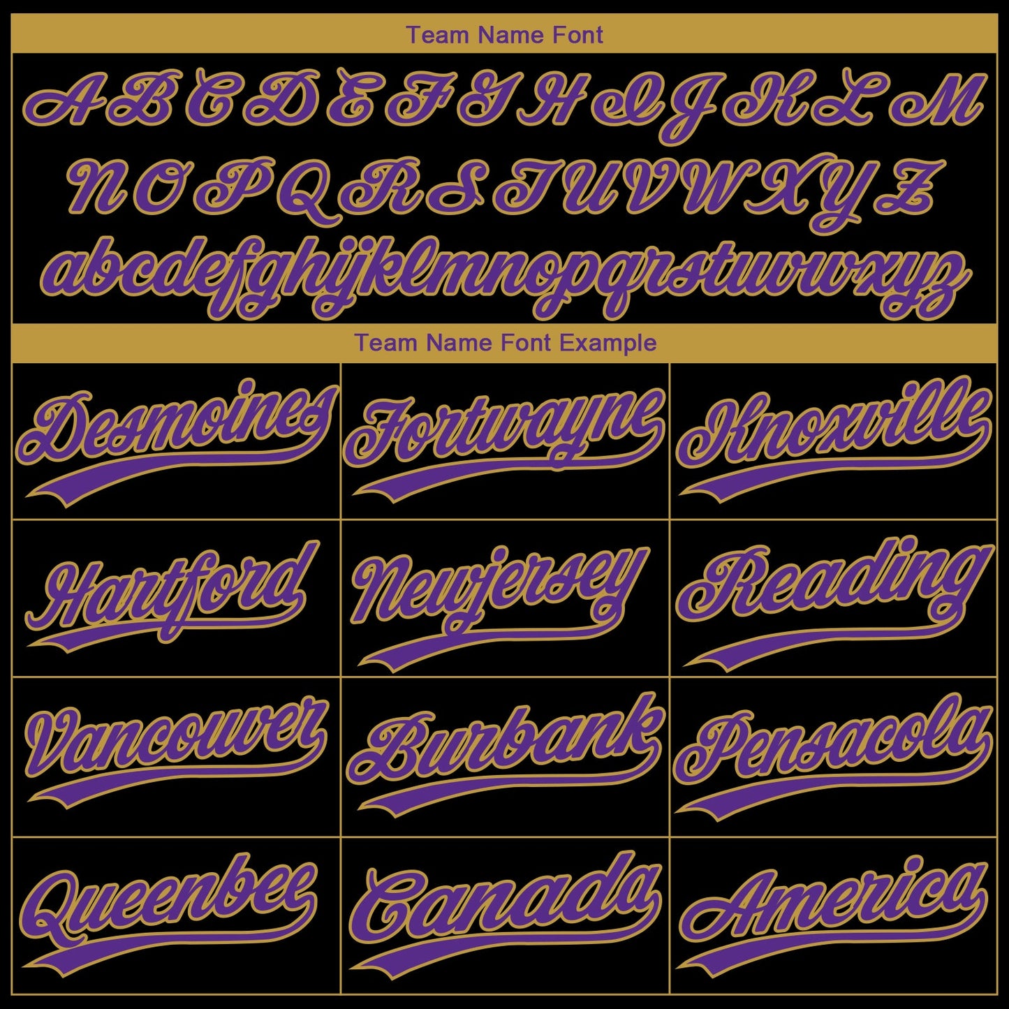 Custom Black Purple-Old Gold Baltimore City Edition Gradient Two-Button Unisex Softball Jersey