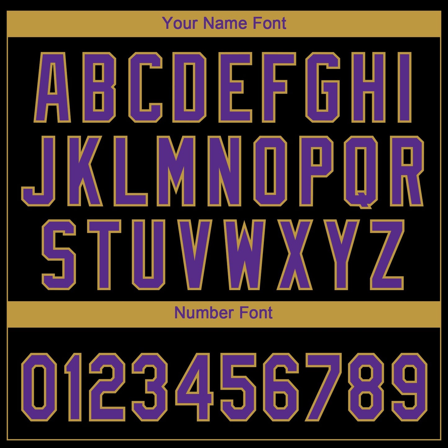 Custom Black Purple-Old Gold Baltimore City Edition Gradient Two-Button Unisex Softball Jersey