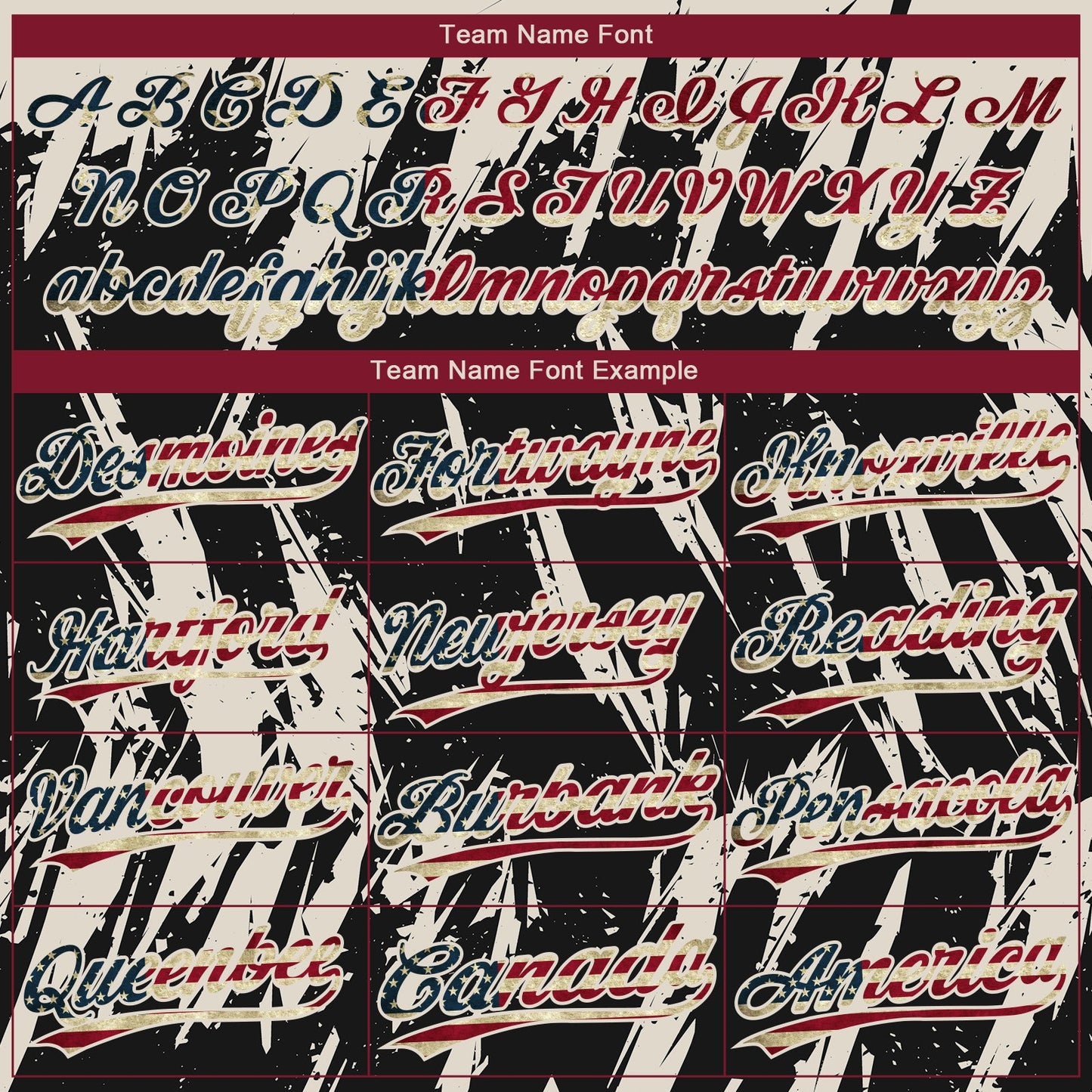 Custom Black Vintage USA Flag-Cream Splatter Torn Sharp Brush Stroke Two-Button Unisex Softball Jersey
