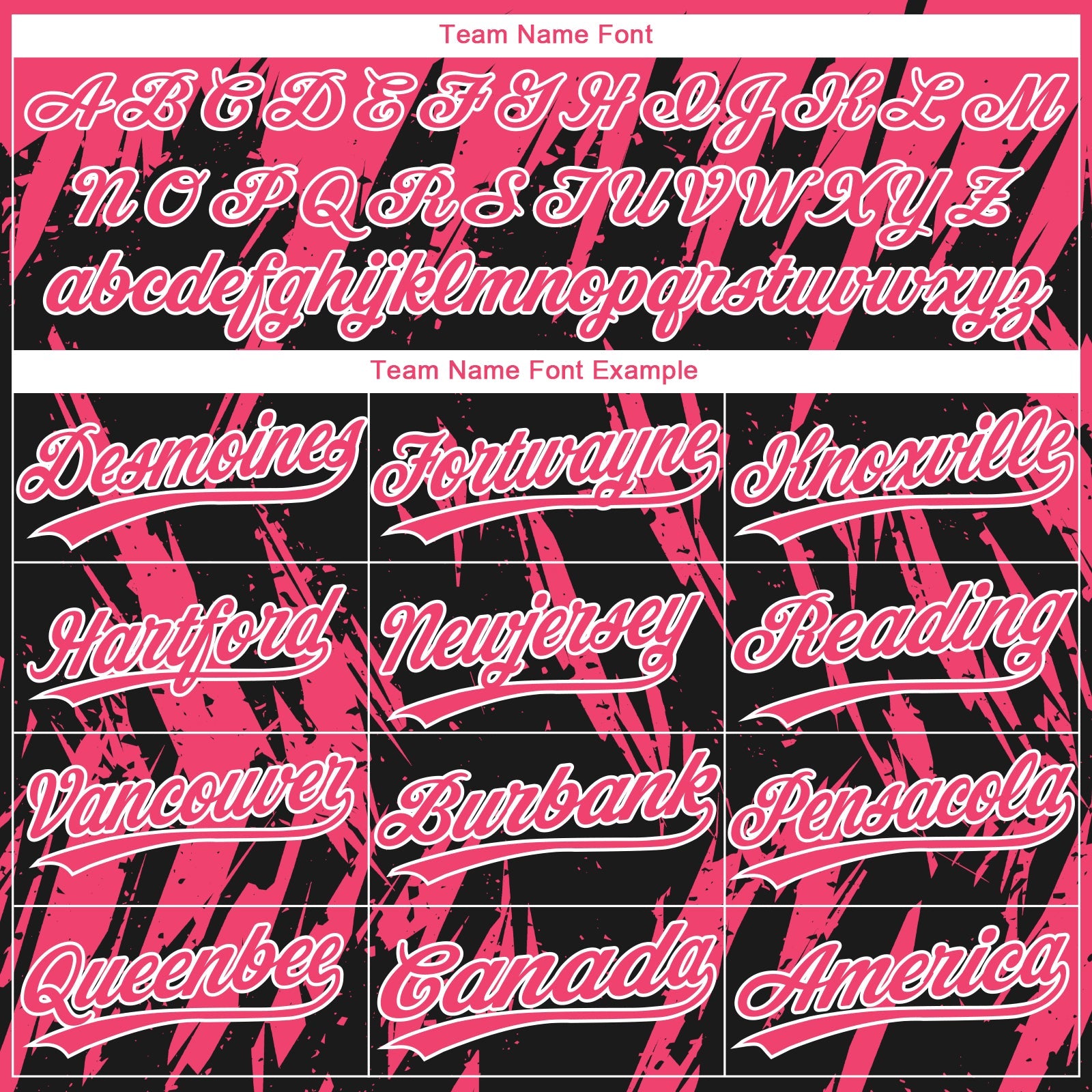 Custom Black Neon Pink-White Splatter Torn Sharp Brush Stroke Two-Button Unisex Softball Jersey