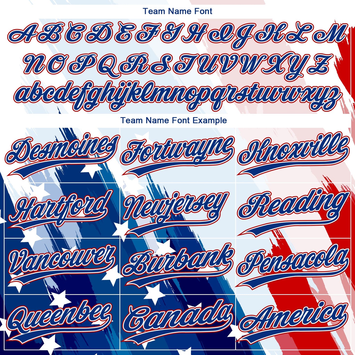 Custom White Royal-Red American Flag Two-Button Unisex Softball Jersey