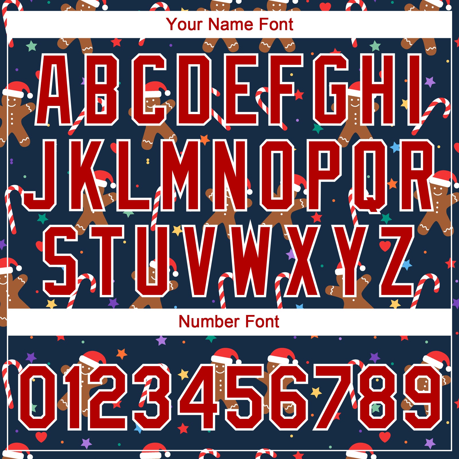 Custom Navy Red-White Christmas 3D Pattern Design Two-Button Unisex Softball Jersey