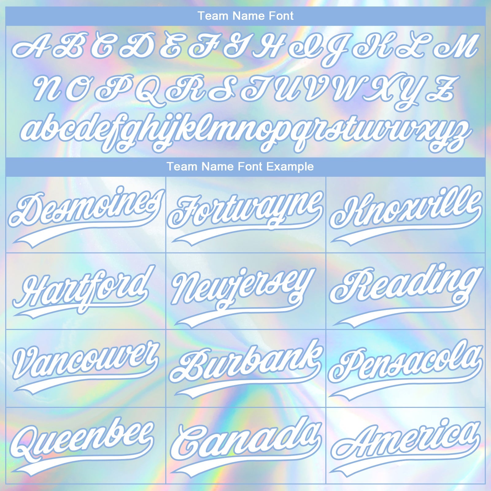 Custom White Light Blue Abstract Trendy Holographic Vaporwave Style 3D Pattern Design Two-Button Unisex Softball Jersey