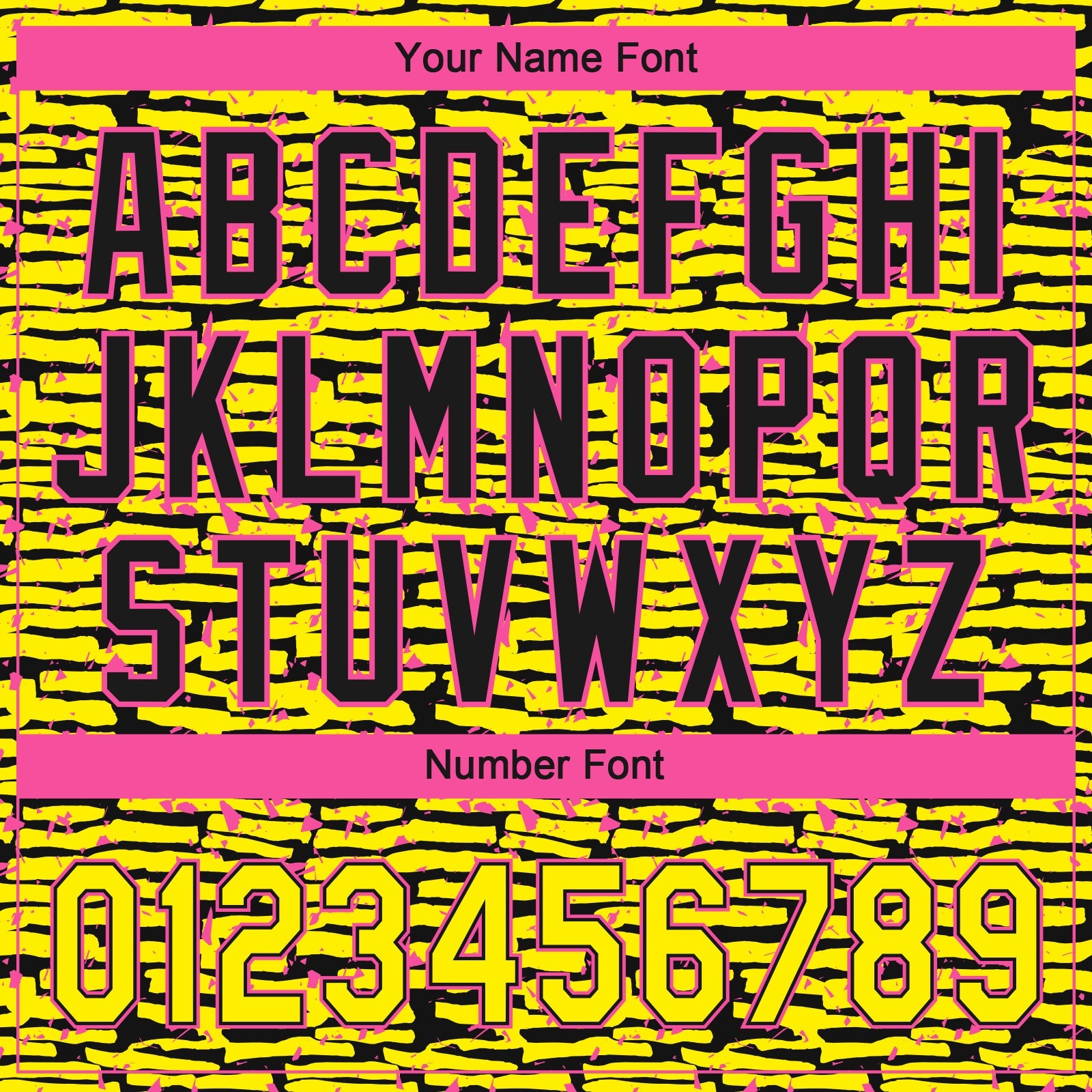 Custom Light Yellow Black-Pink Raglan Sleeves Distressed Fragment Brush Stroke Two-Button Unisex Softball Jersey