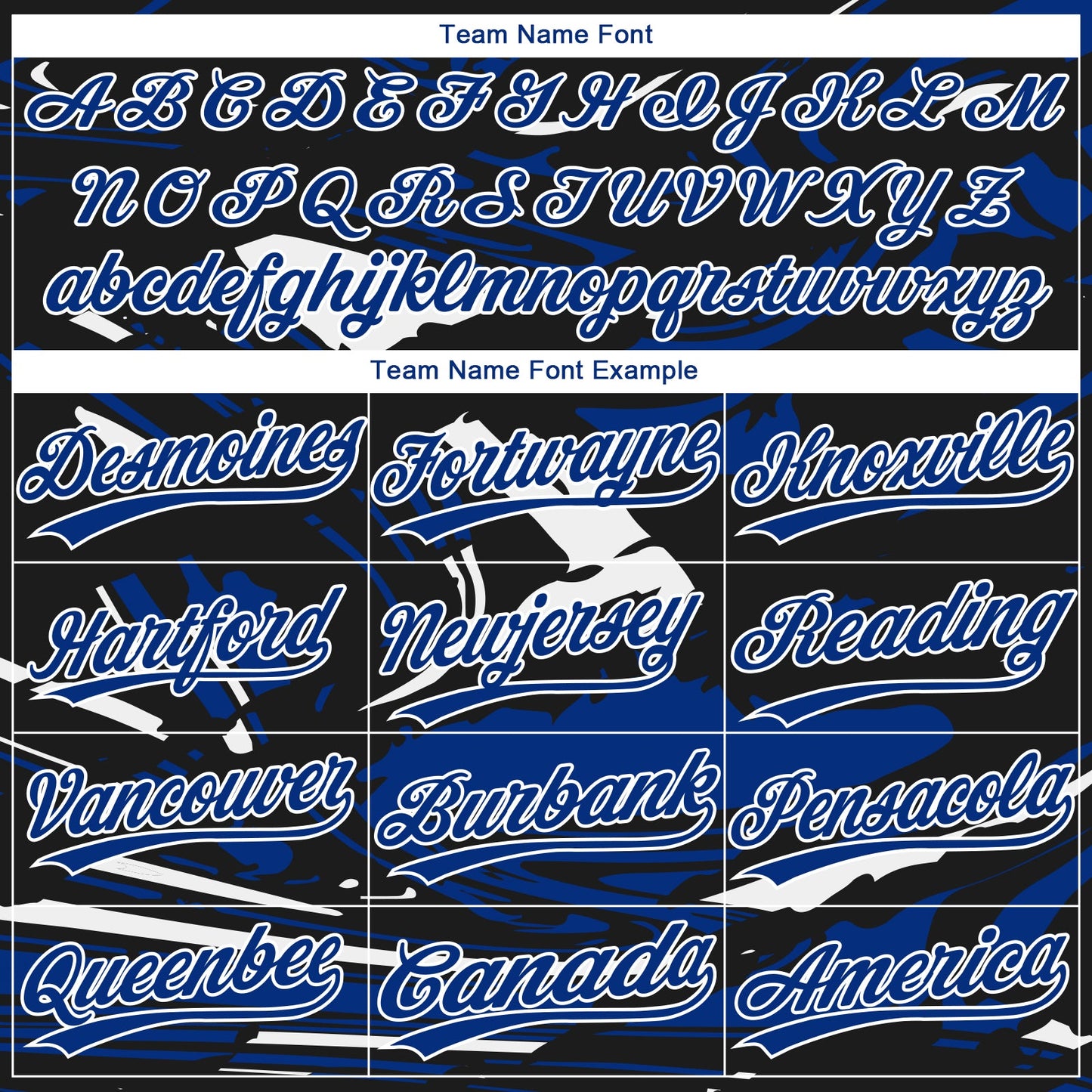 Custom Black Royal-White Raglan Sleeves Abstract Fluid Marble Two-Button Unisex Softball Jersey