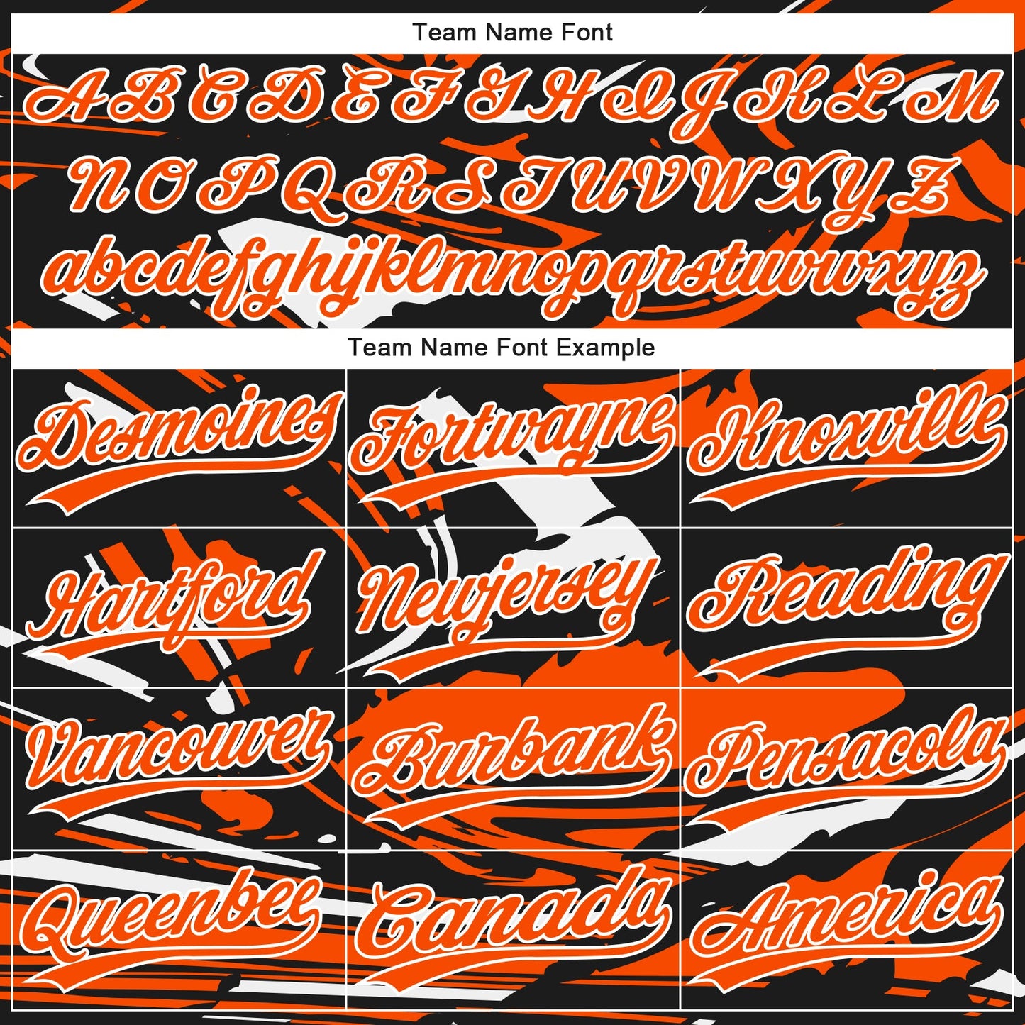 Custom Black Orange-White Raglan Sleeves Abstract Fluid Marble Two-Button Unisex Softball Jersey