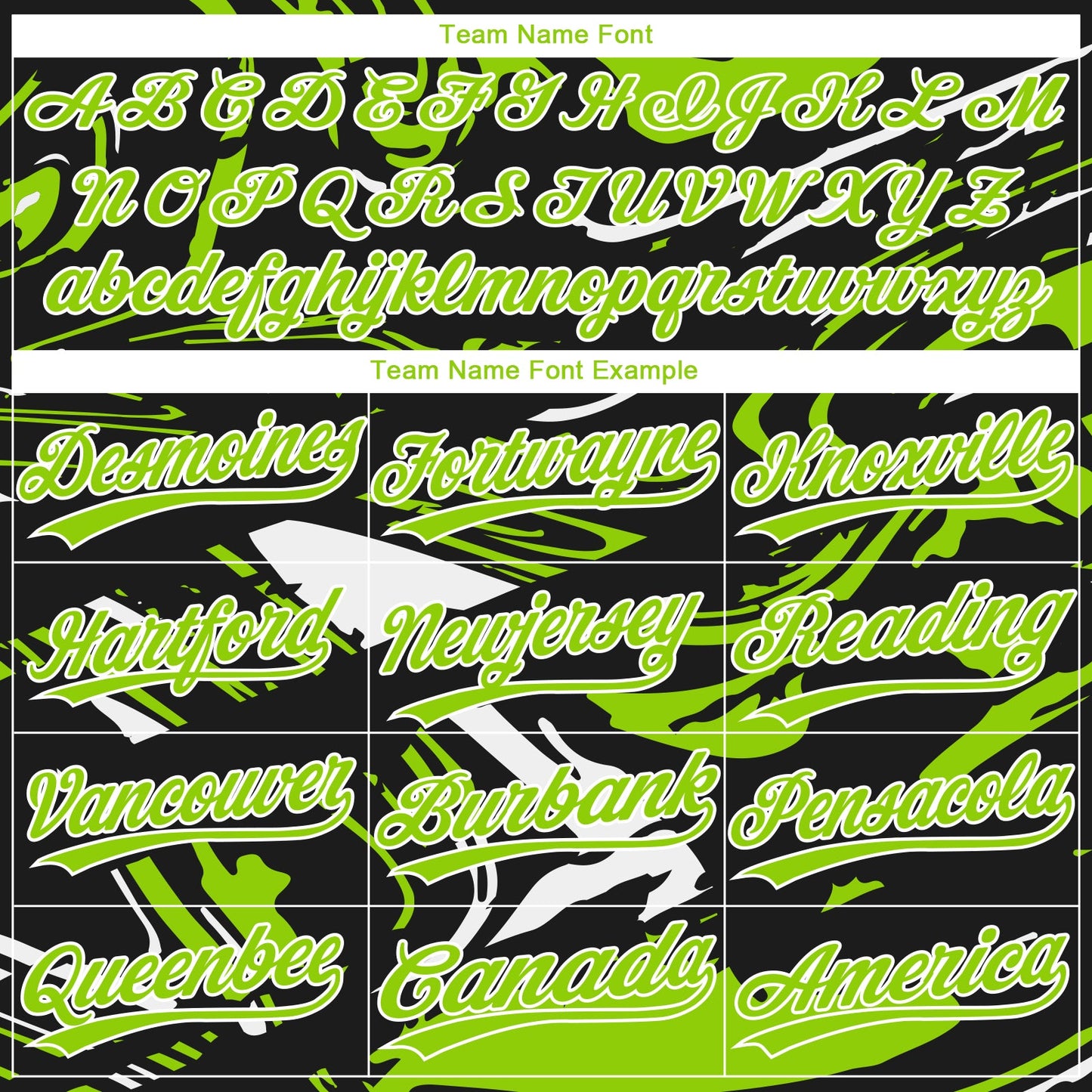 Custom Black Neon Green-White Raglan Sleeves Abstract Fluid Marble Two-Button Unisex Softball Jersey