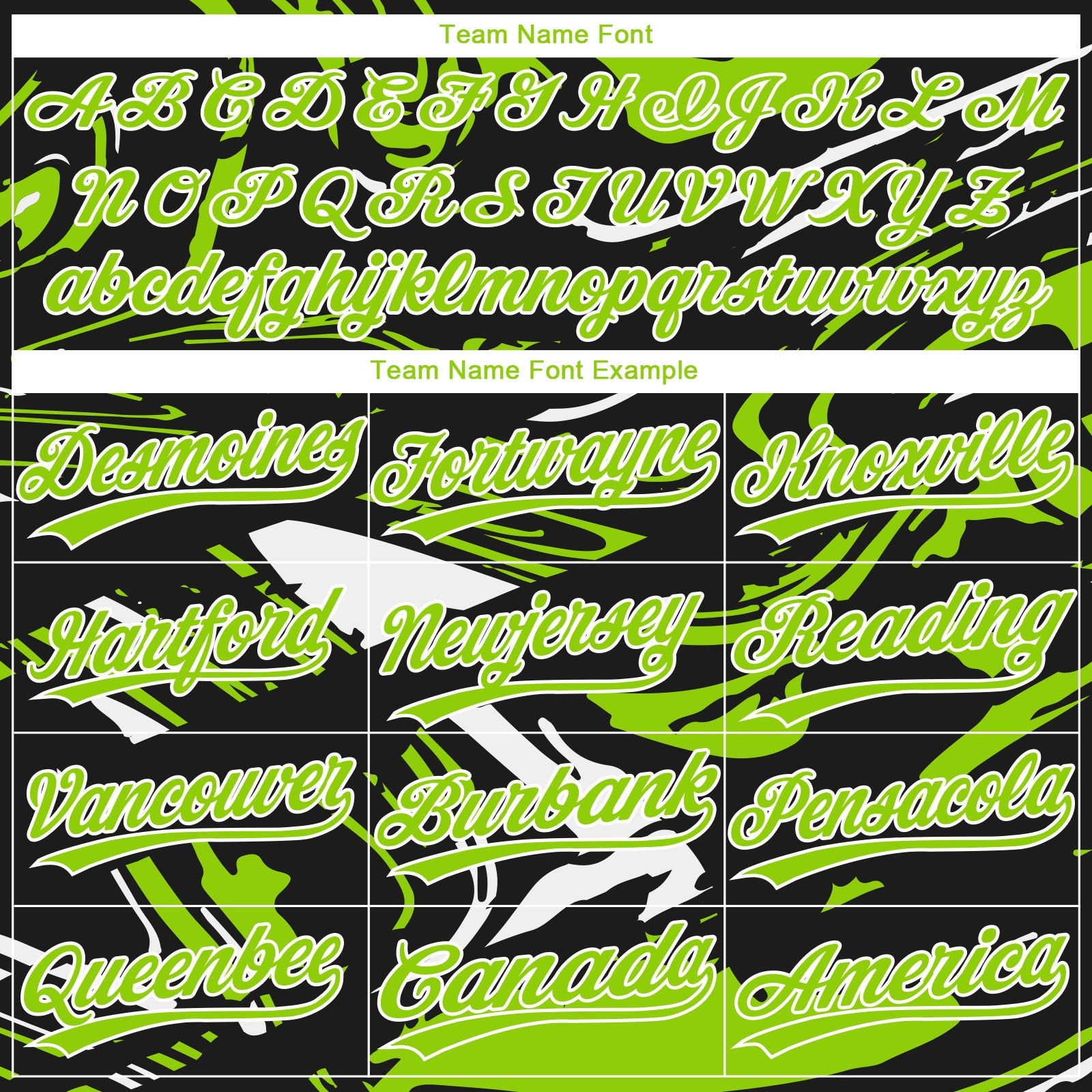 Custom Black Neon Green-White Raglan Sleeves Abstract Fluid Marble Two-Button Unisex Softball Jersey