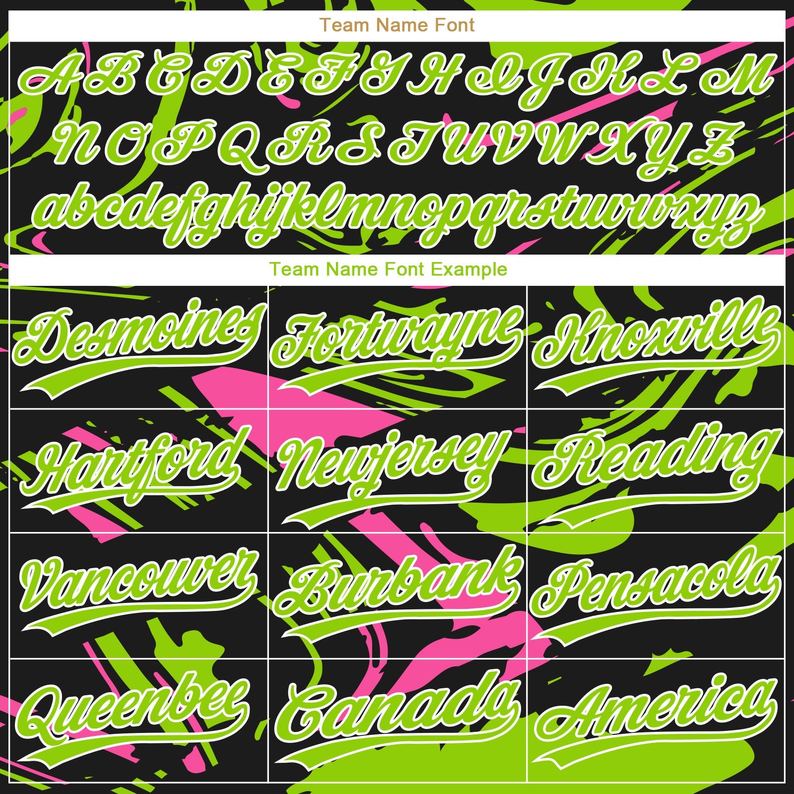 Custom Black Neon Green Pink-White Raglan Sleeves Abstract Fluid Marble Two-Button Unisex Softball Jersey