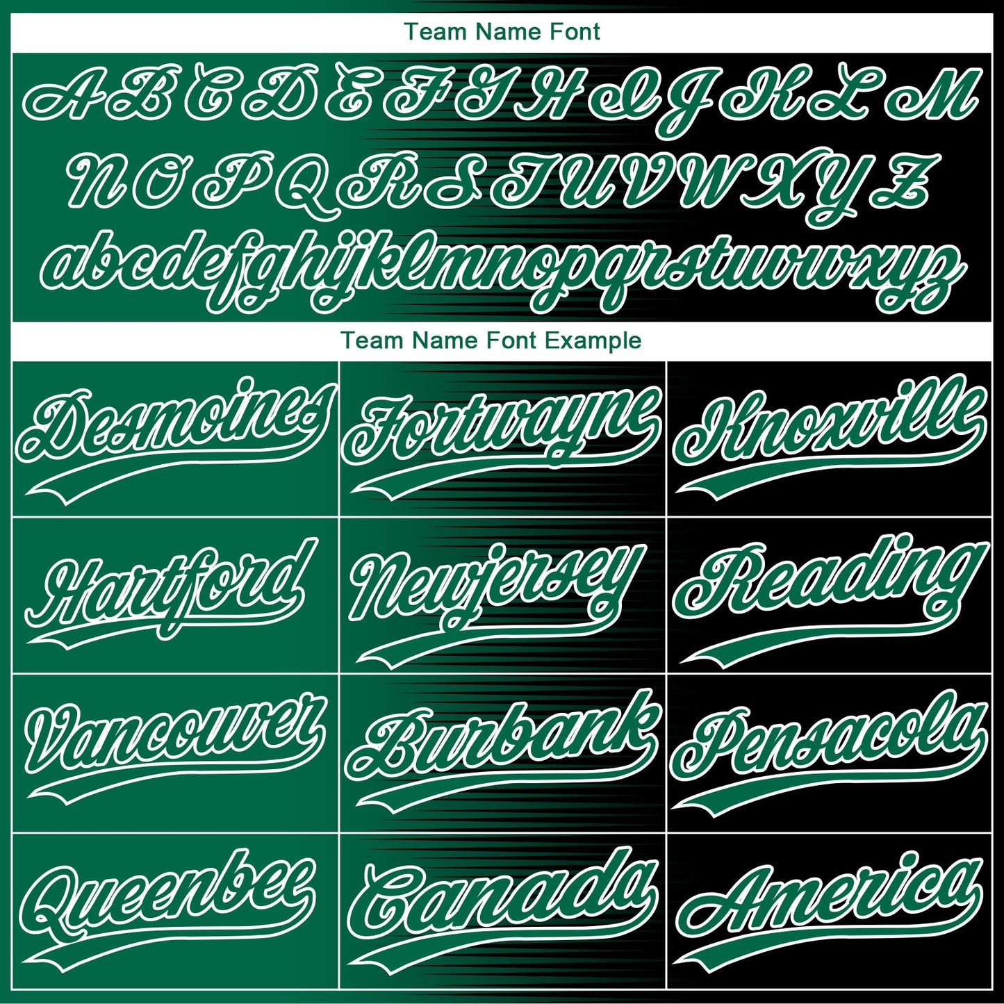 Custom Black Kelly Green-White Gradient Horizontal Stripe Two-Button Unisex Softball Jersey